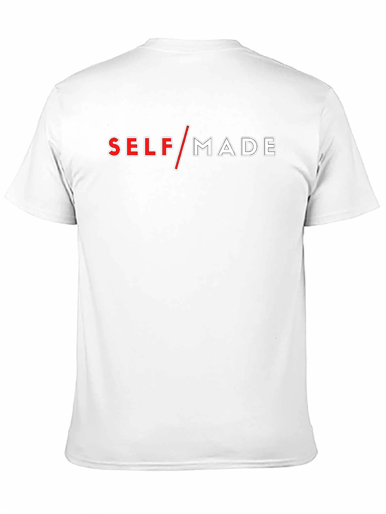 Self Made Graphic Tee - Black Cotton T-Shirt