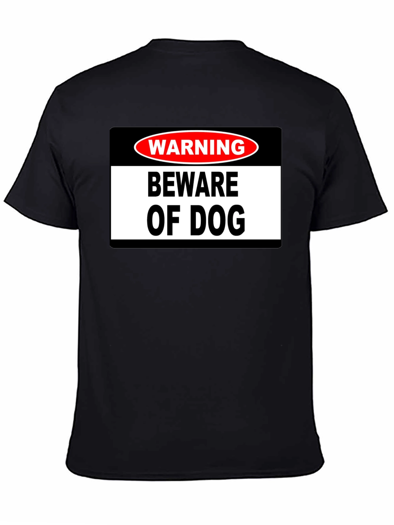 Warning Beware of Dog Graphic T-Shirt