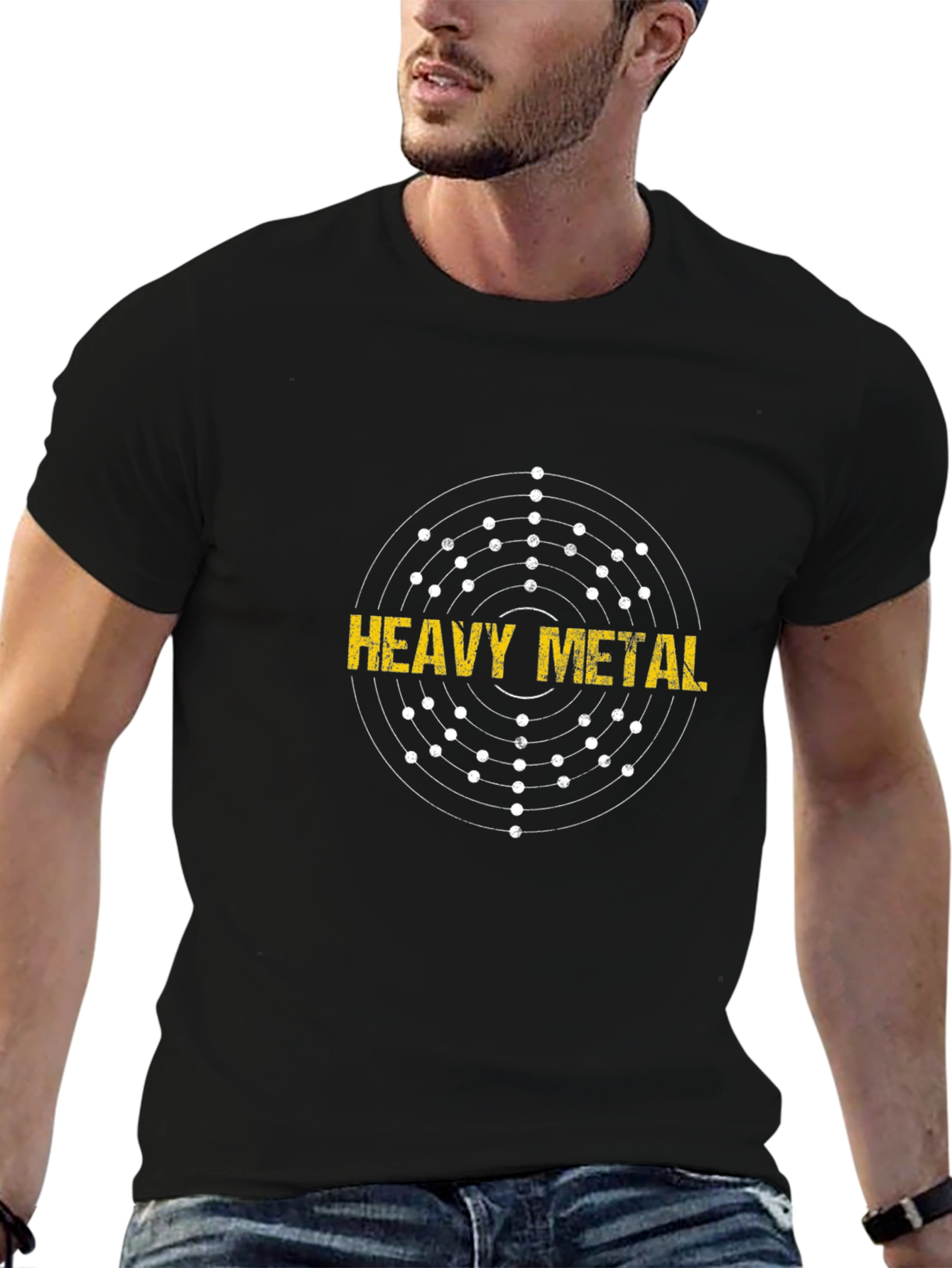 Heavy Metal Graphic Tee - Black T-Shirt
