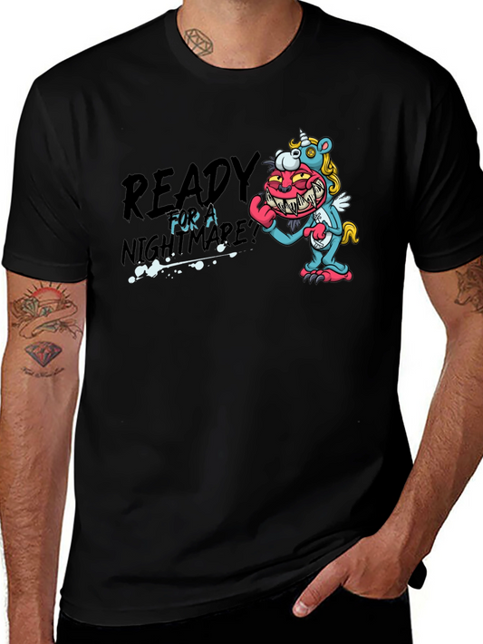 Nightmare Ready Black Graphic Tee