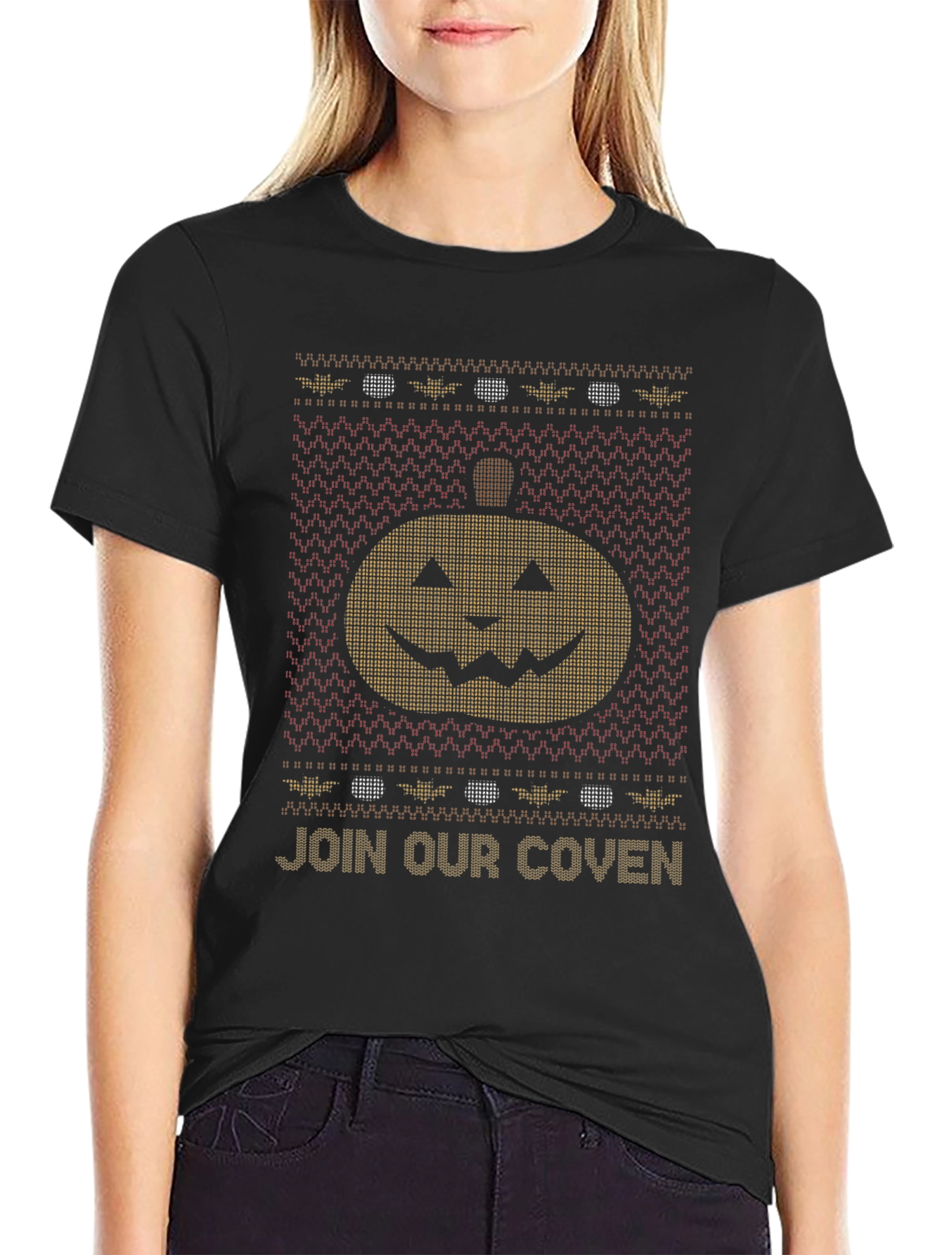 Join Our Coven Halloween Pumpkin T-Shirt