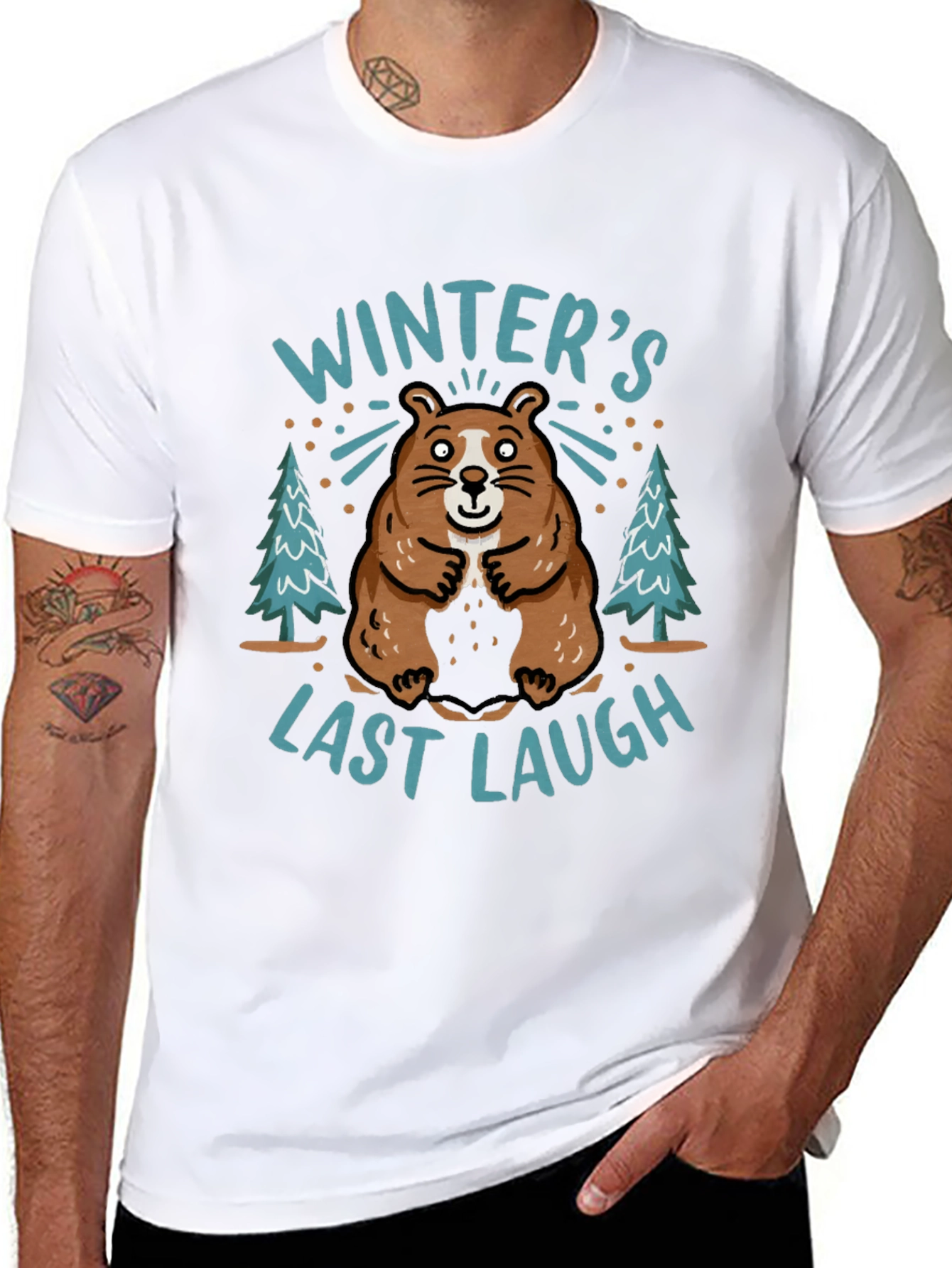 Winters Last Laugh Graphic T-Shirt