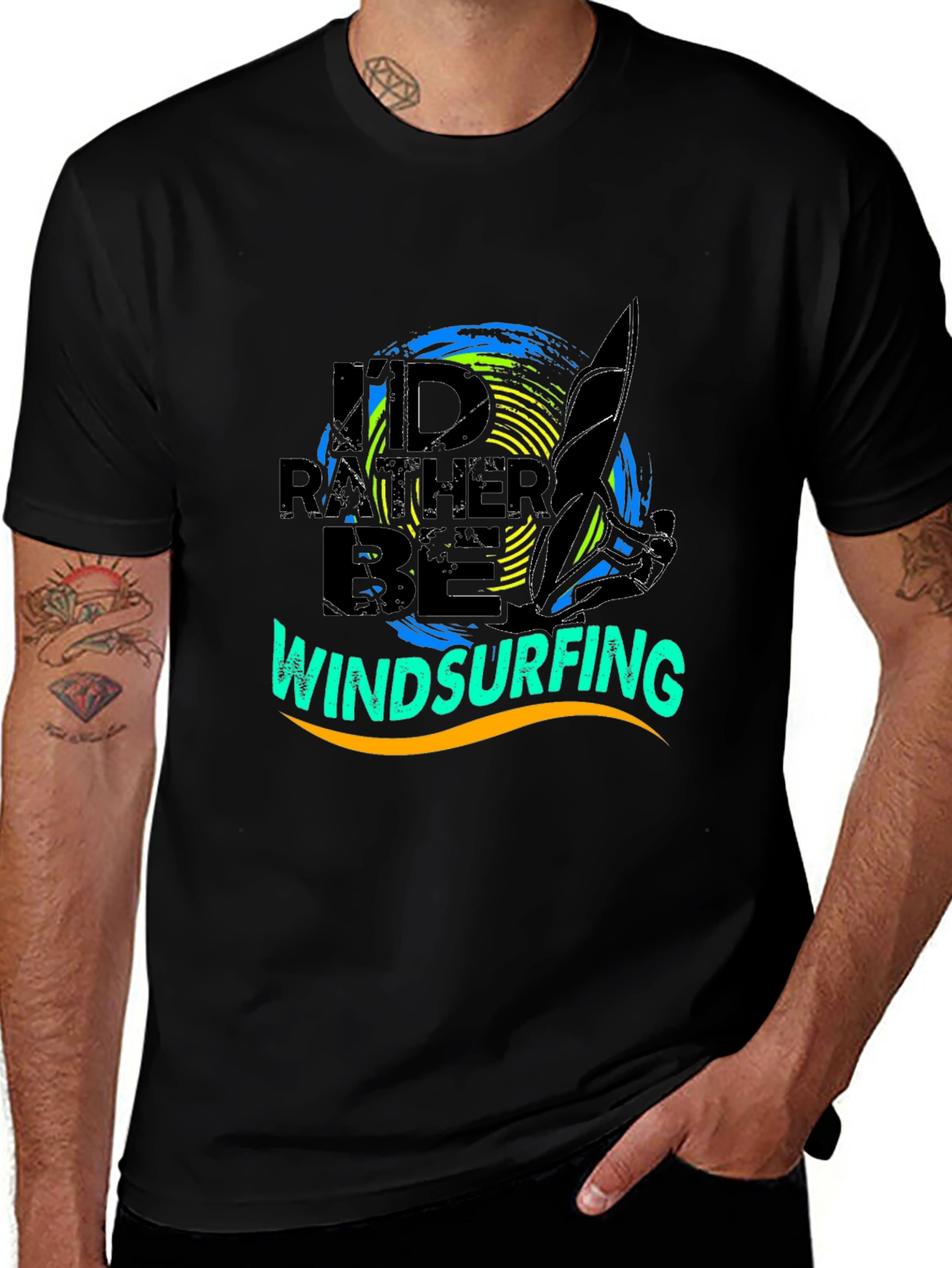 Windsurfing T-Shirt - Id Rather Be