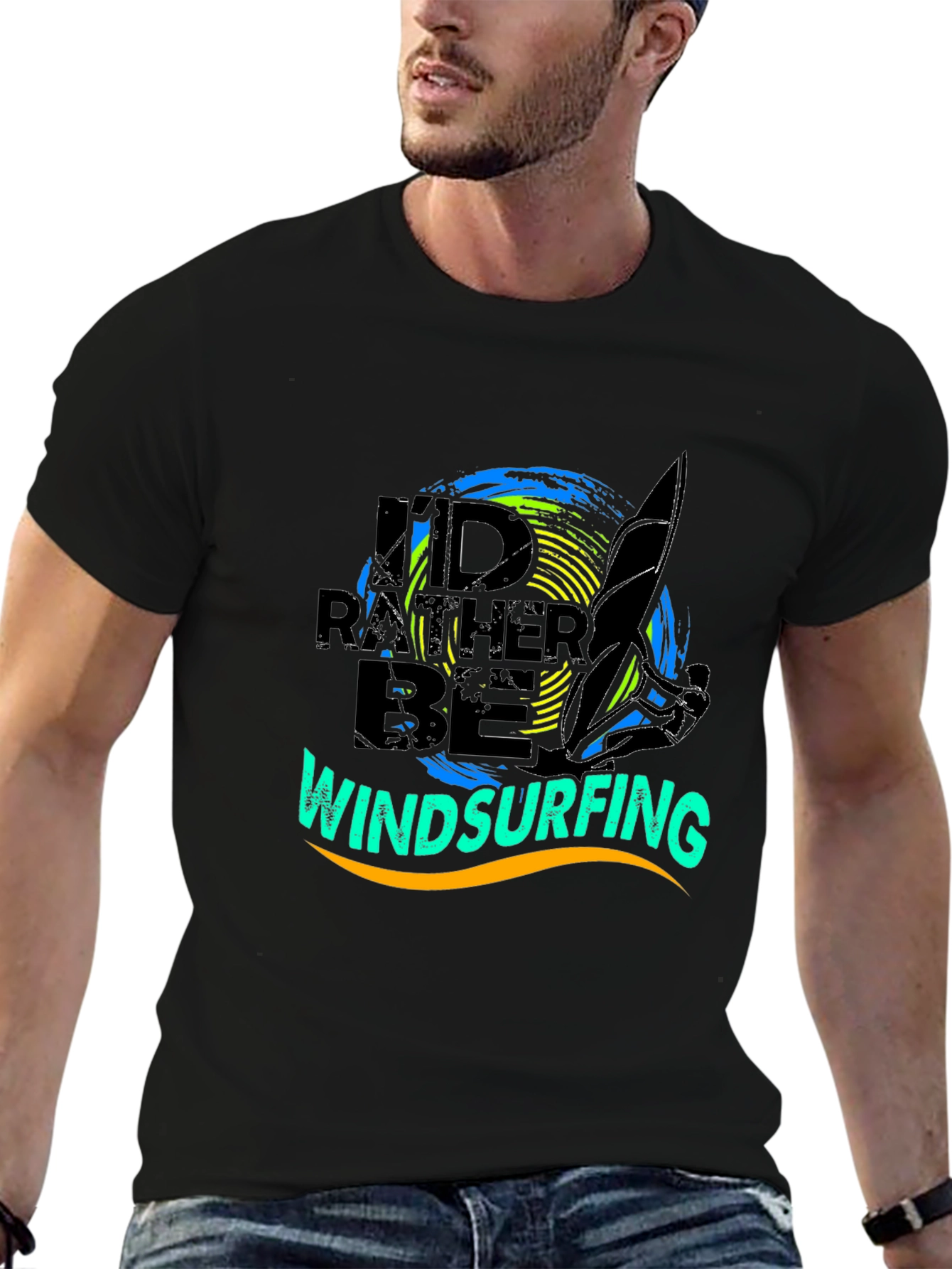Windsurfing T-Shirt - Id Rather Be
