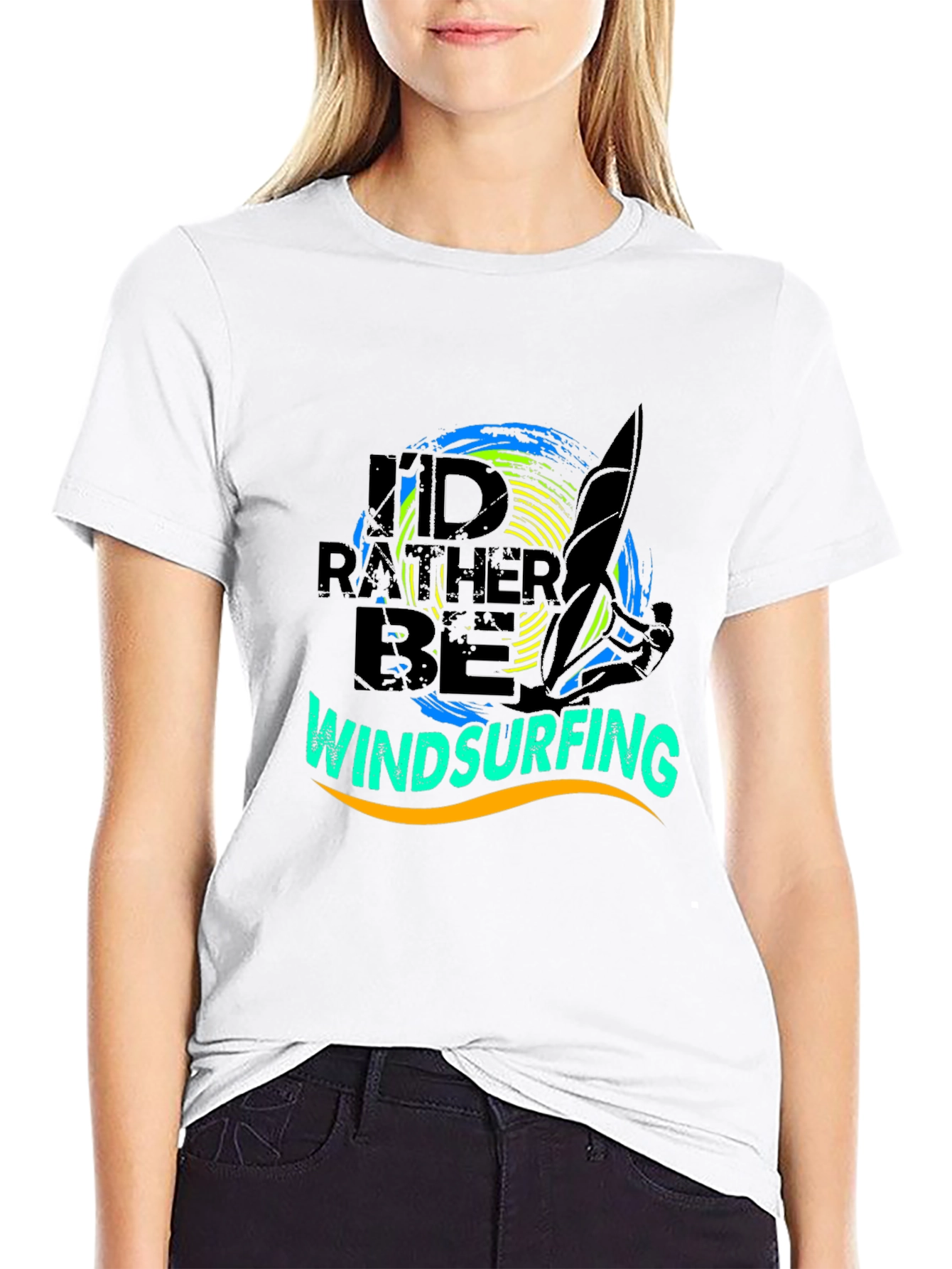 Windsurfing T-Shirt - Id Rather Be