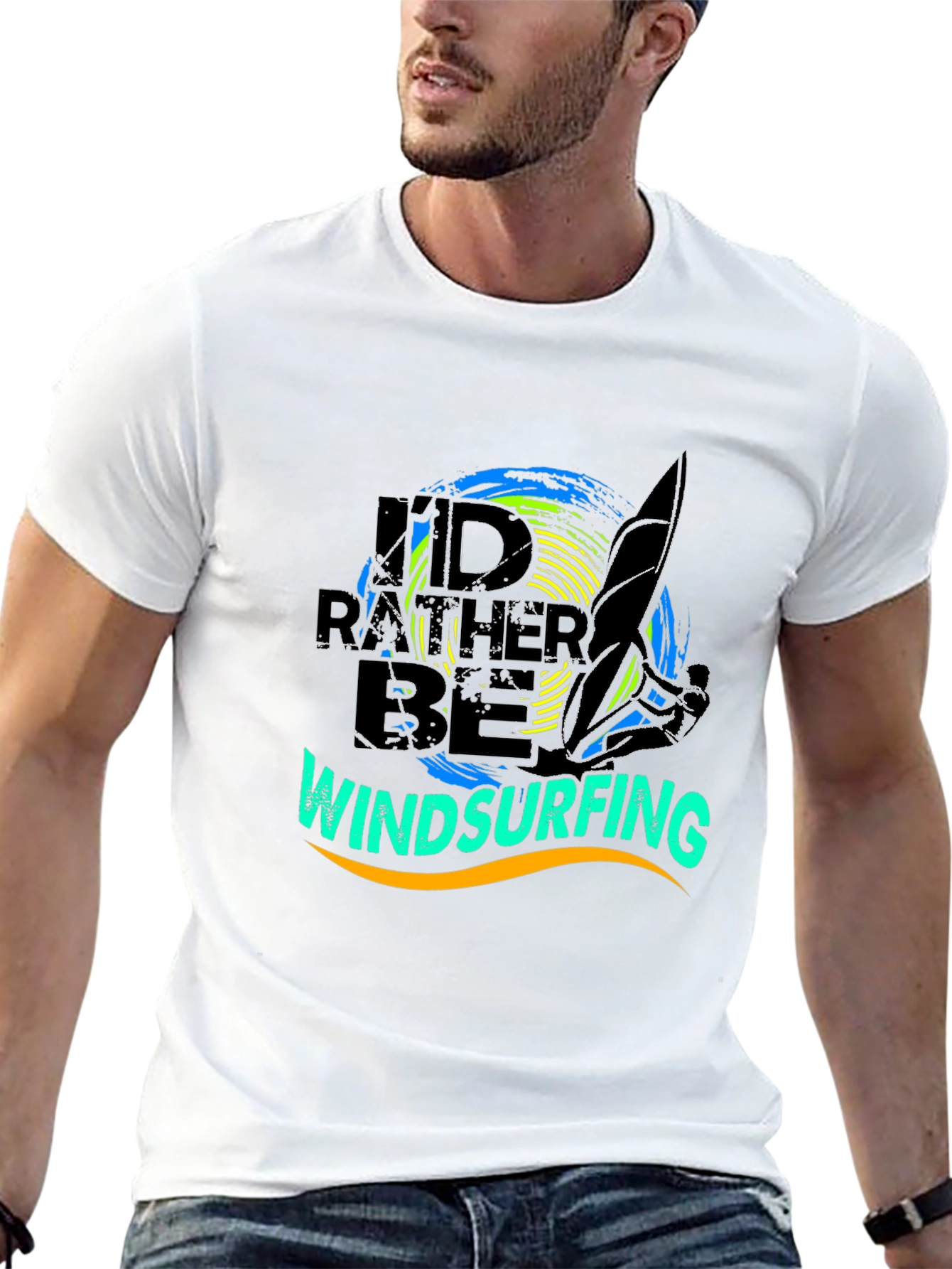 Windsurfing T-Shirt - Id Rather Be