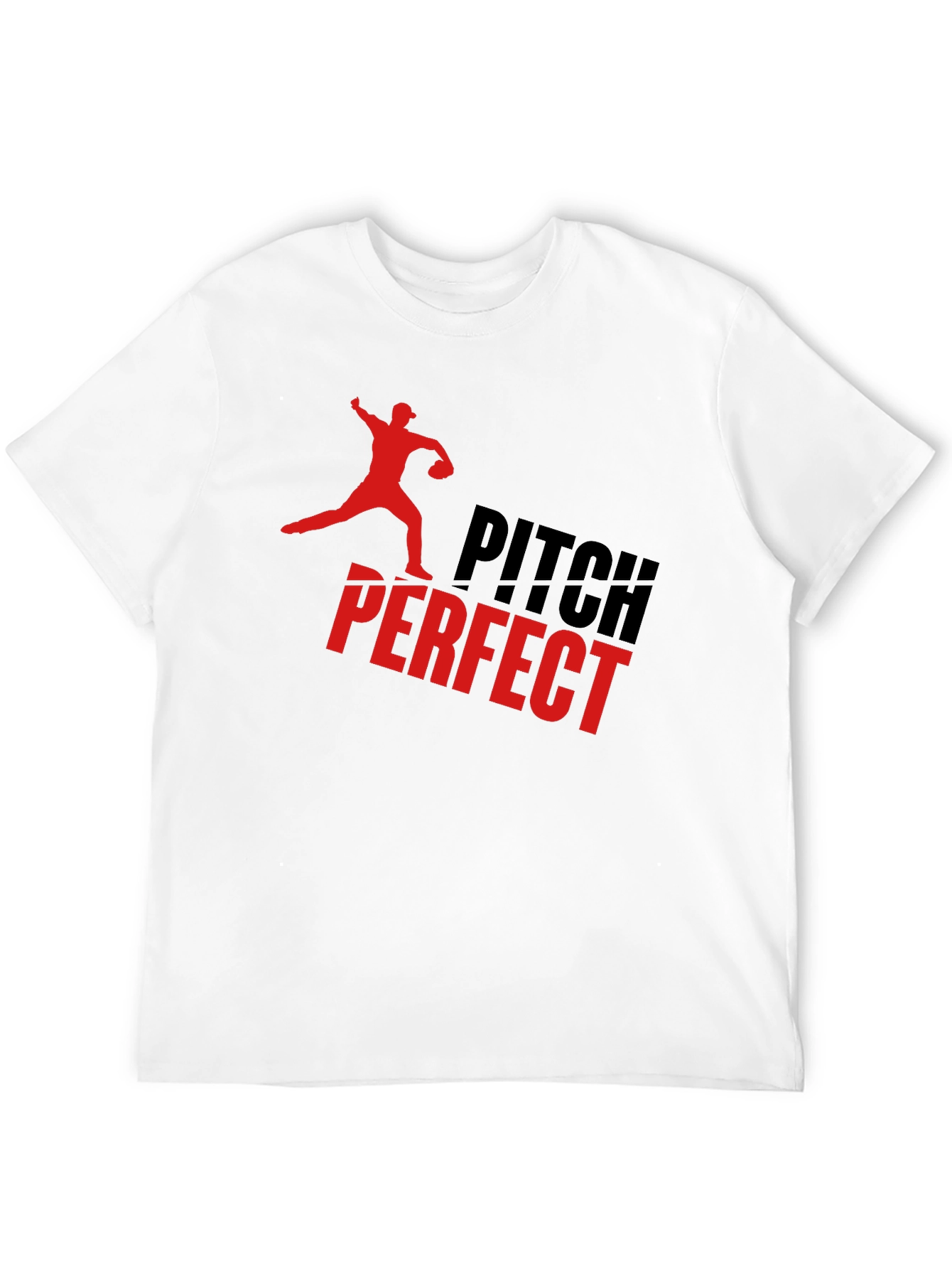 Pitch Perfect Graphic Tee - Baseball Fan T-Shirt
