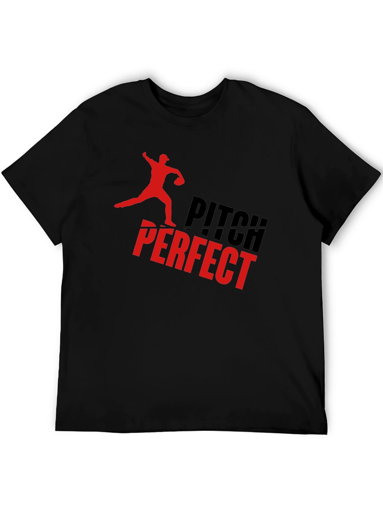 Pitch Perfect Graphic Tee - Baseball Fan T-Shirt