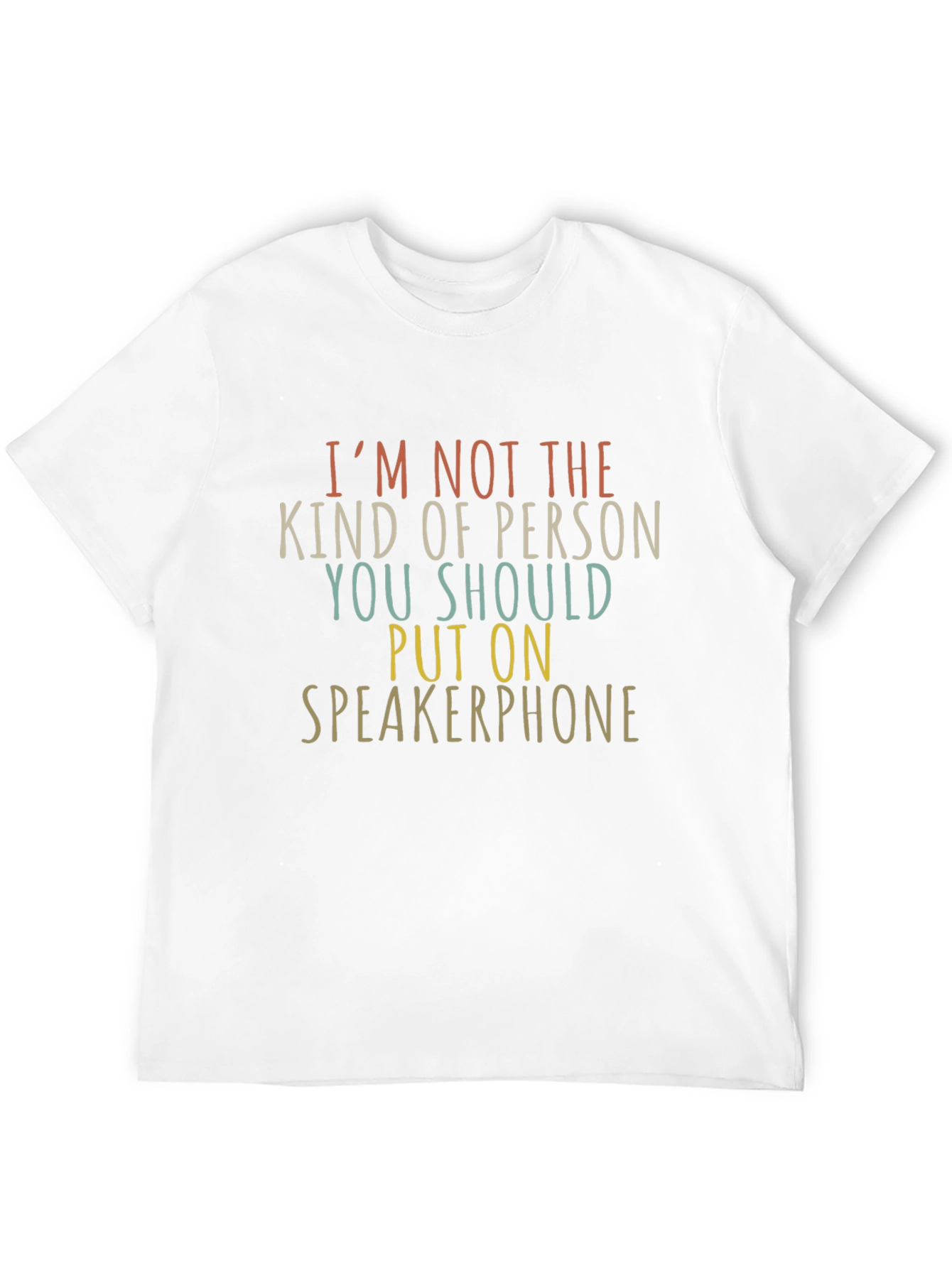 Funny Speakerphone Graphic Tee