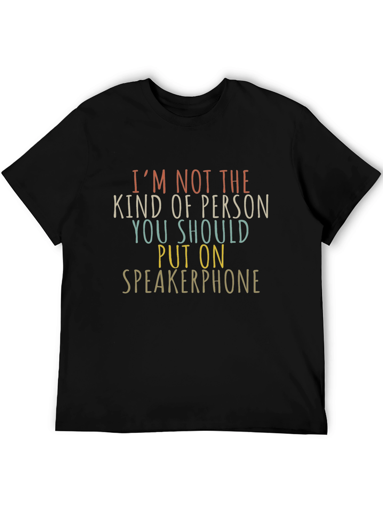 Funny Speakerphone Graphic Tee
