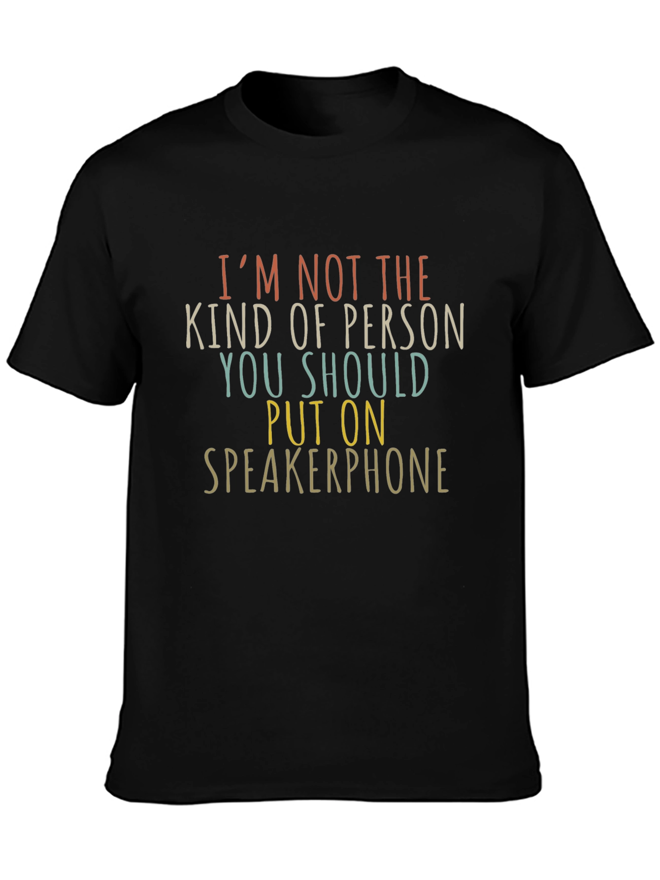 Funny Speakerphone Graphic Tee