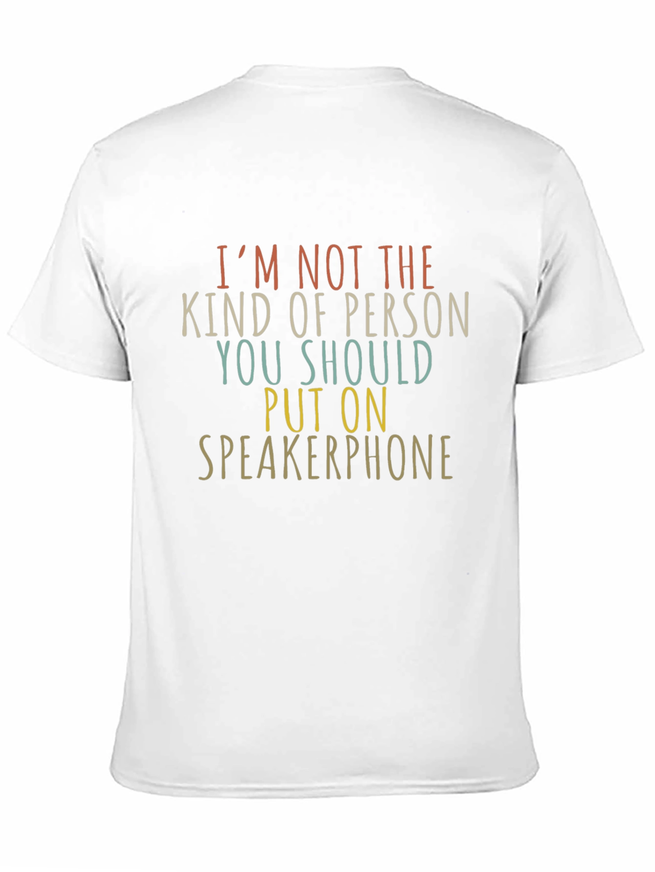 Funny Speakerphone Graphic Tee