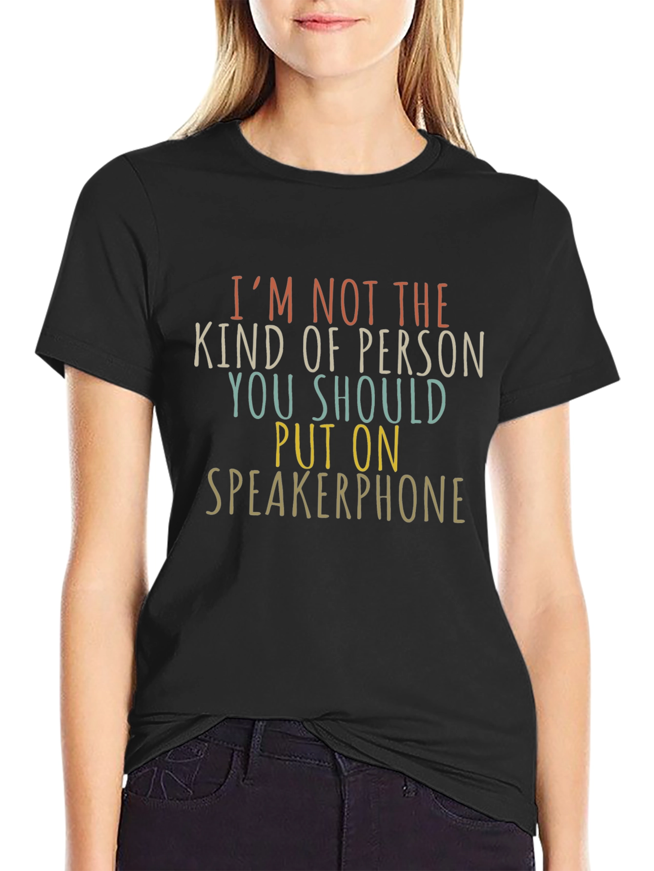 Funny Speakerphone Graphic Tee