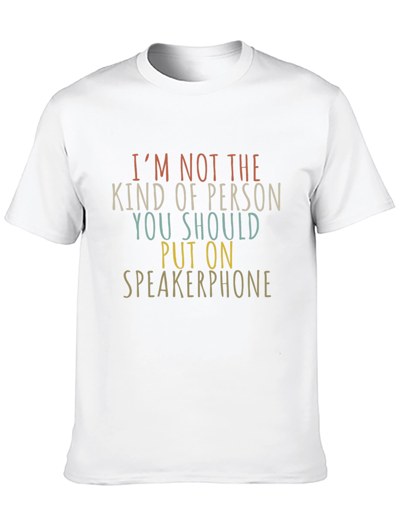 Funny Speakerphone Graphic Tee