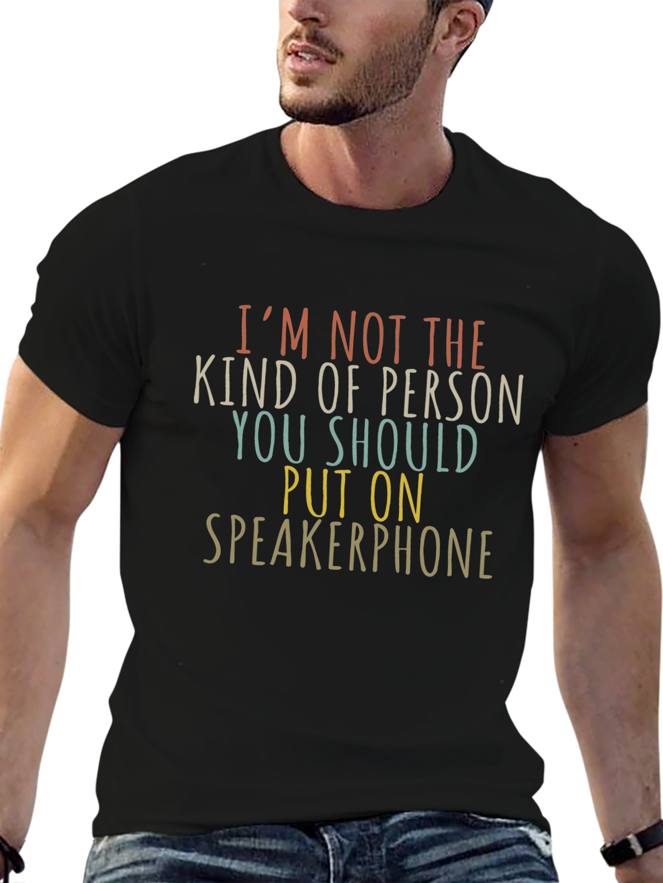 Funny Speakerphone Graphic Tee