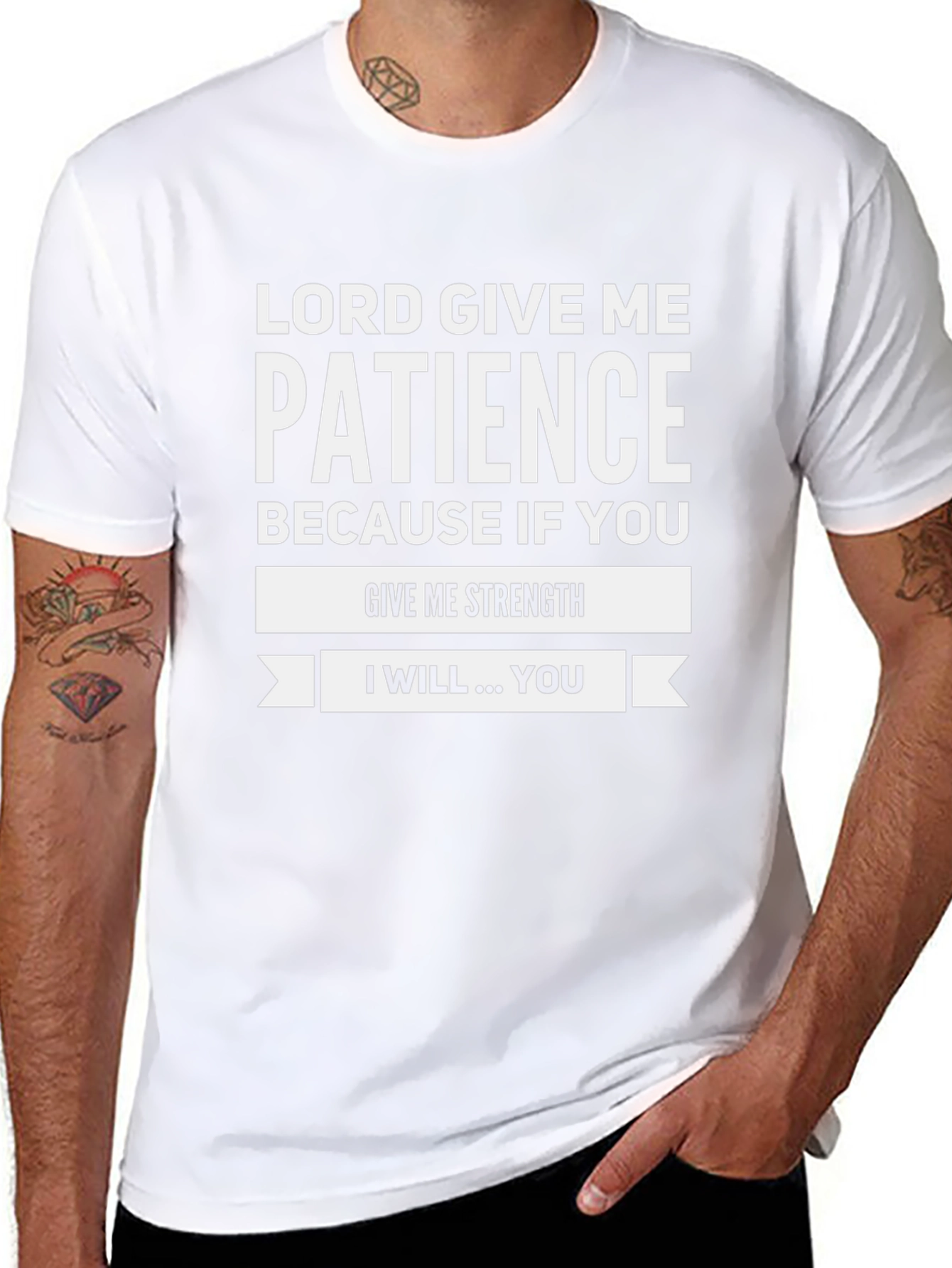 Lord Give Me Patience Graphic T-Shirt