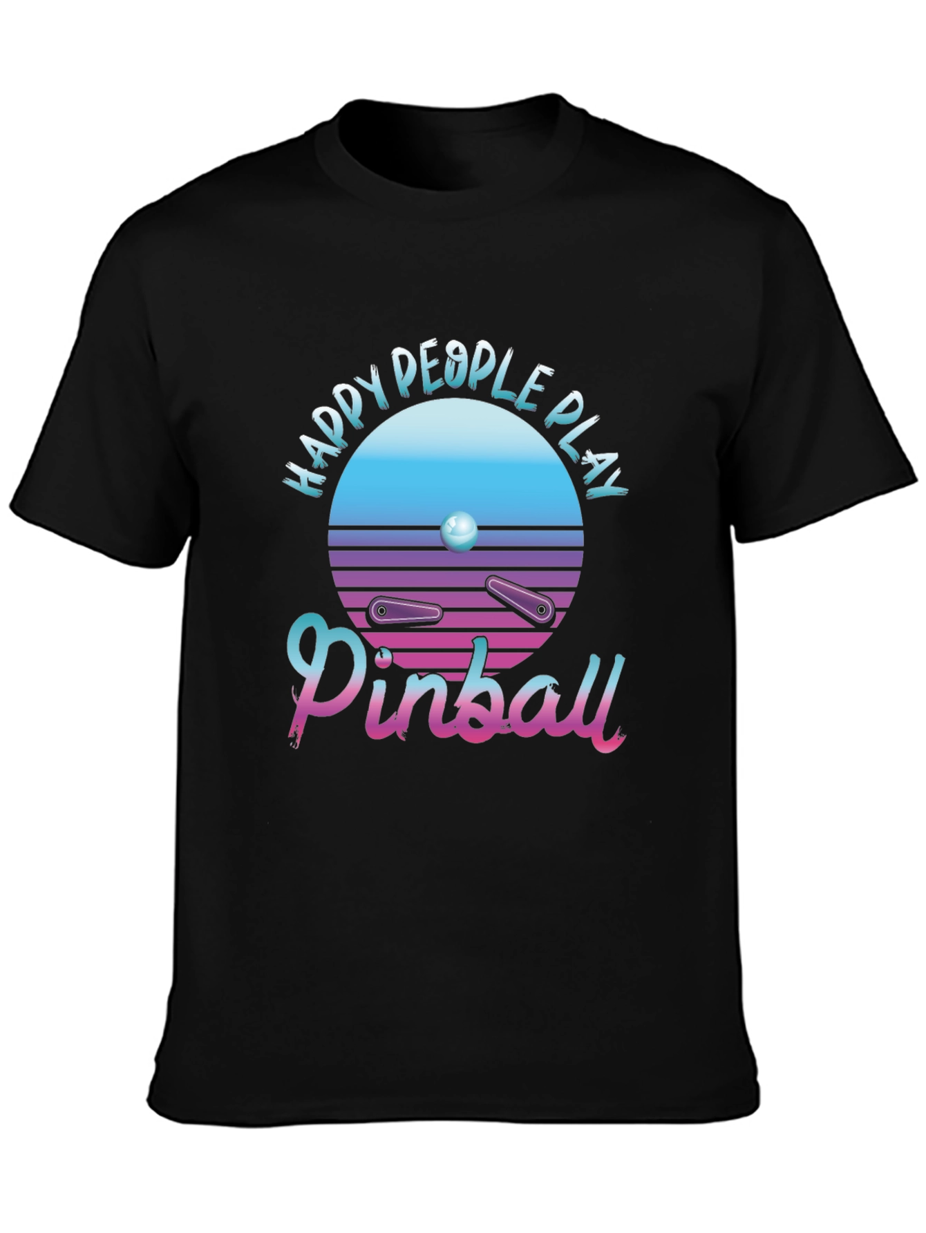 Happy People Play Pinball T-Shirt