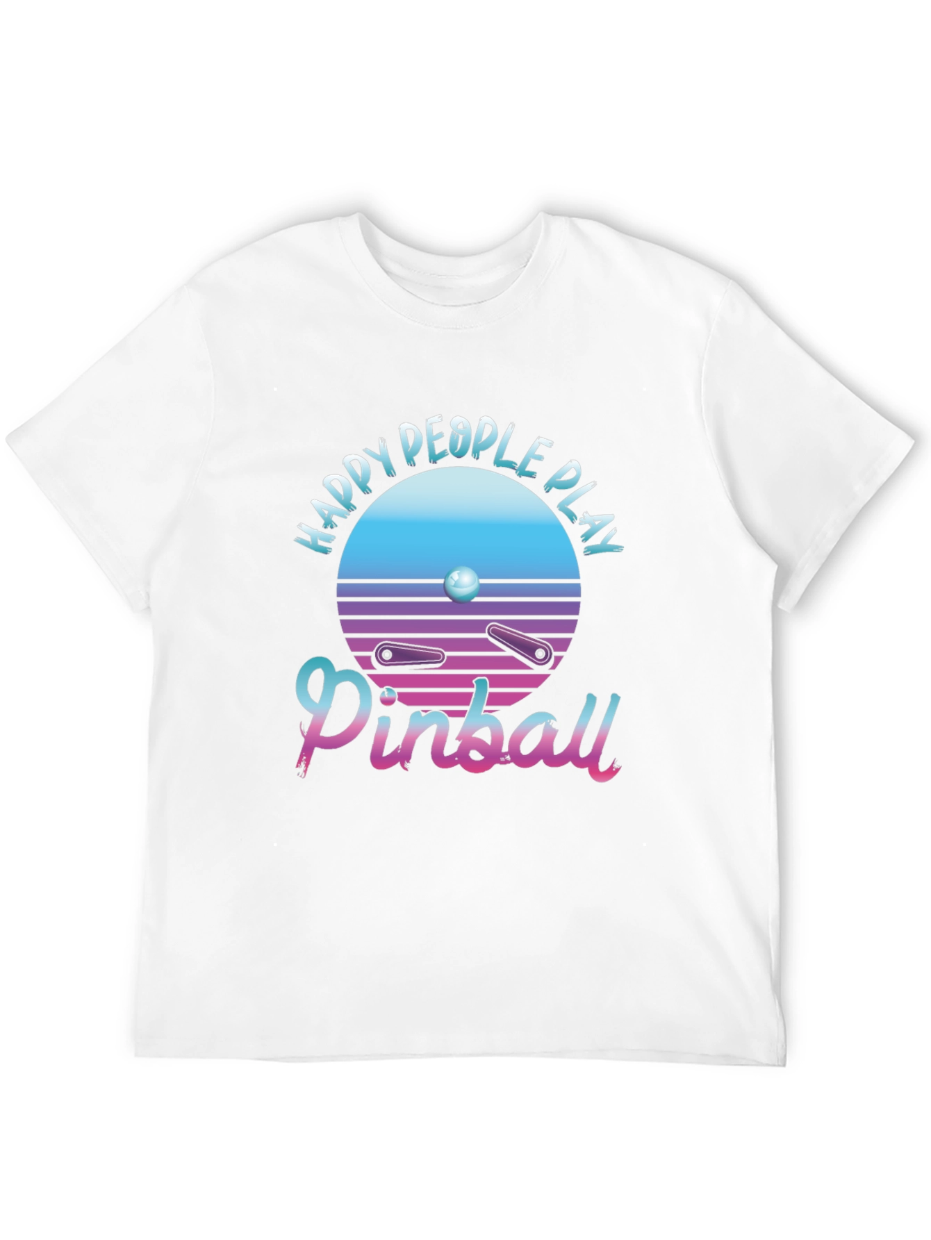 Happy People Play Pinball T-Shirt
