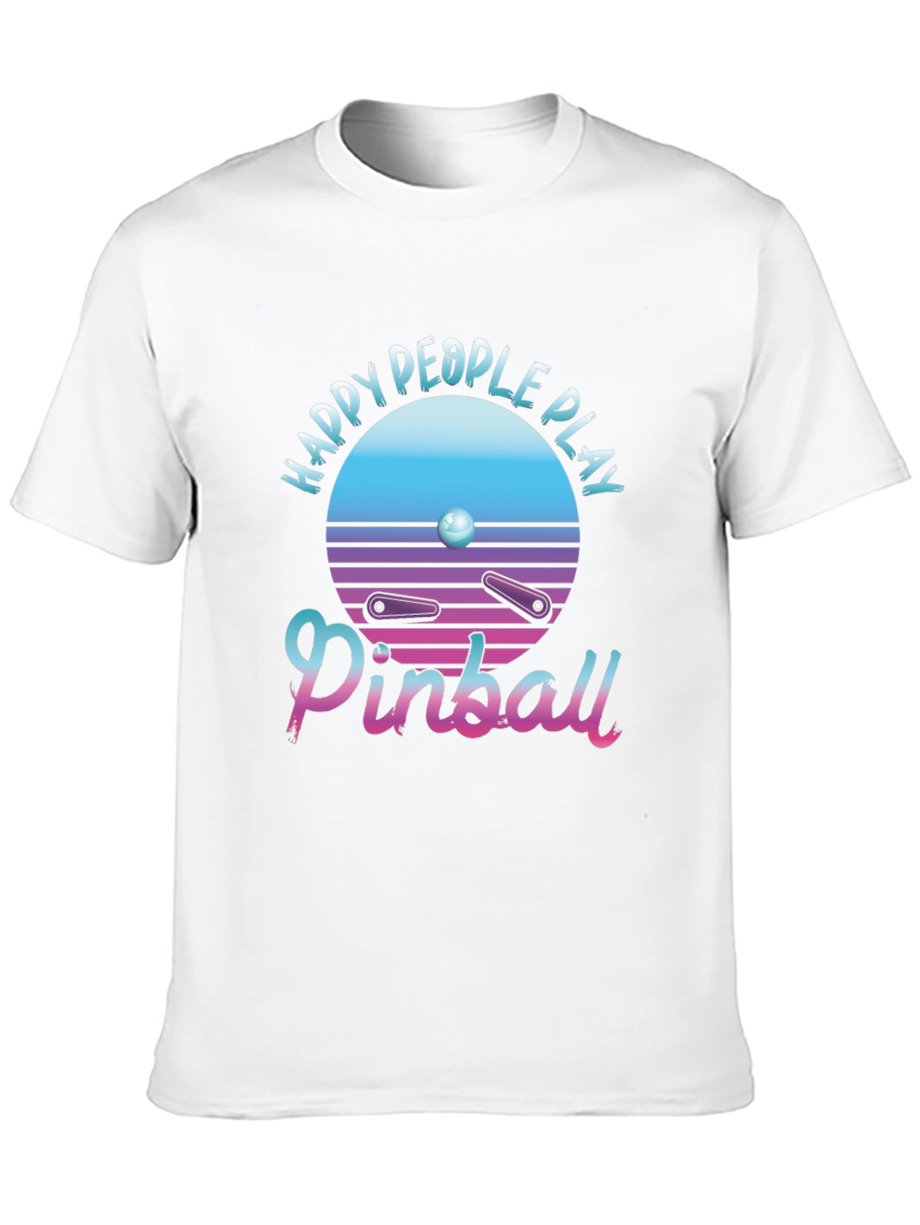 Happy People Play Pinball T-Shirt