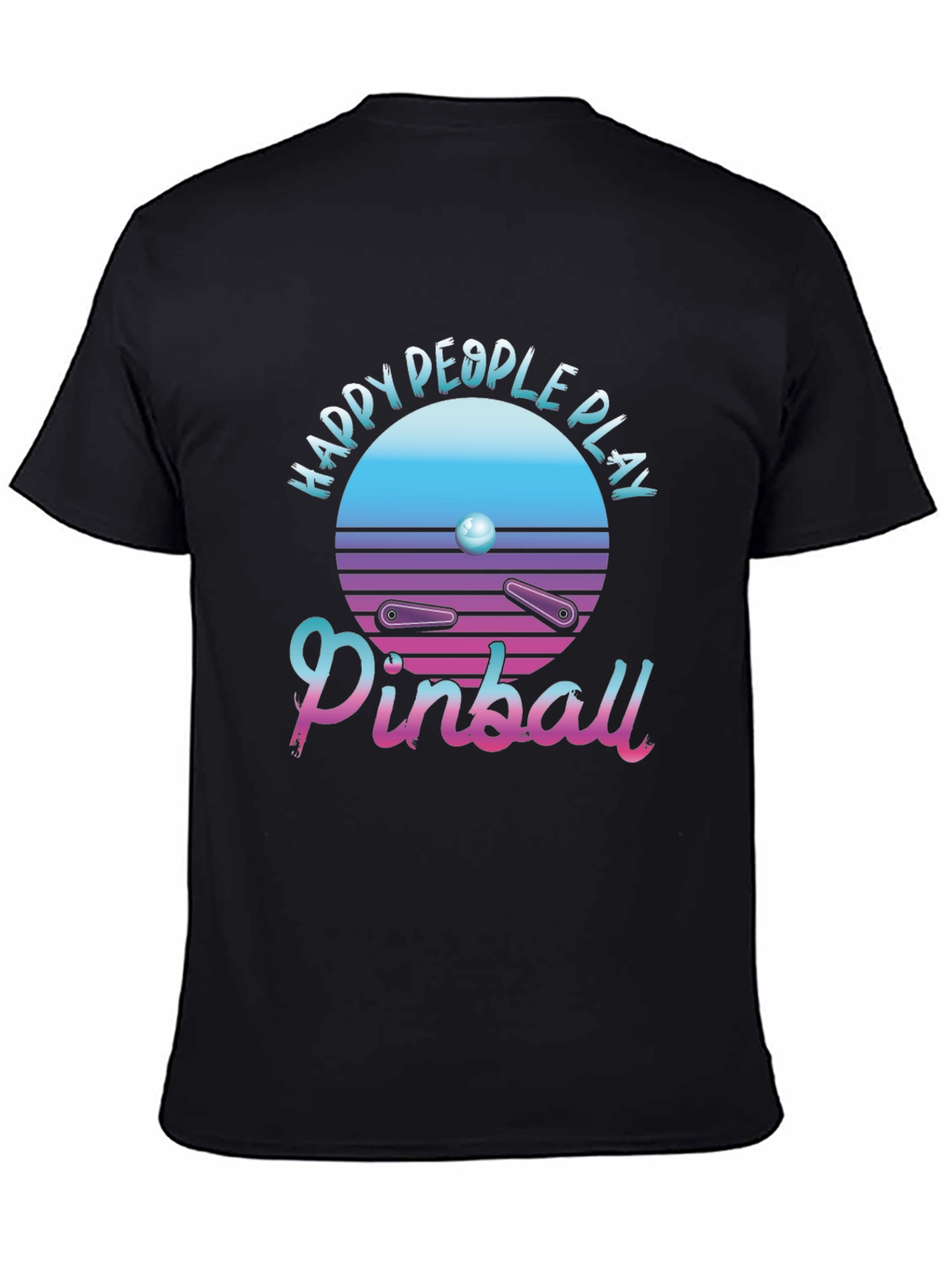 Happy People Play Pinball T-Shirt
