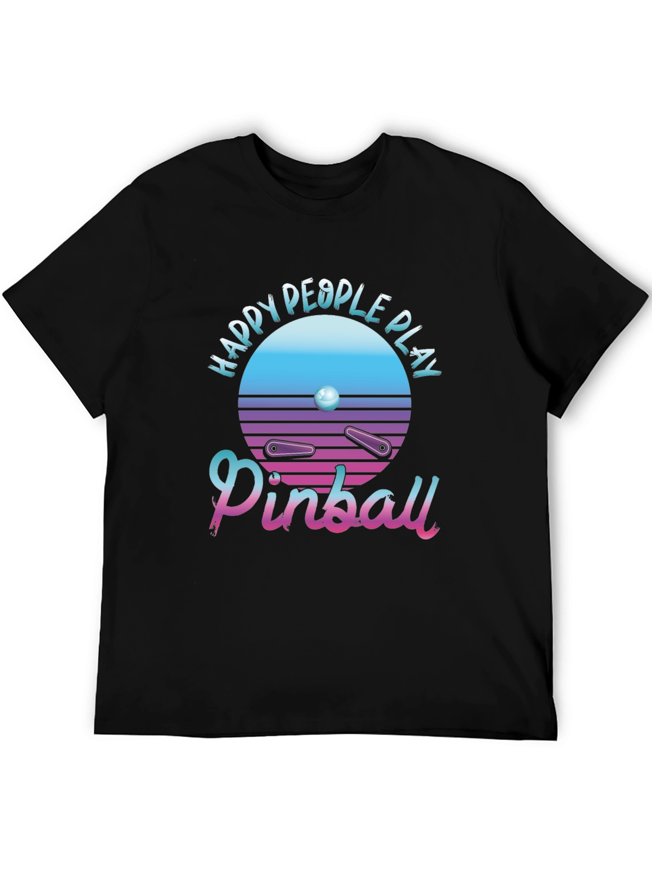 Happy People Play Pinball T-Shirt