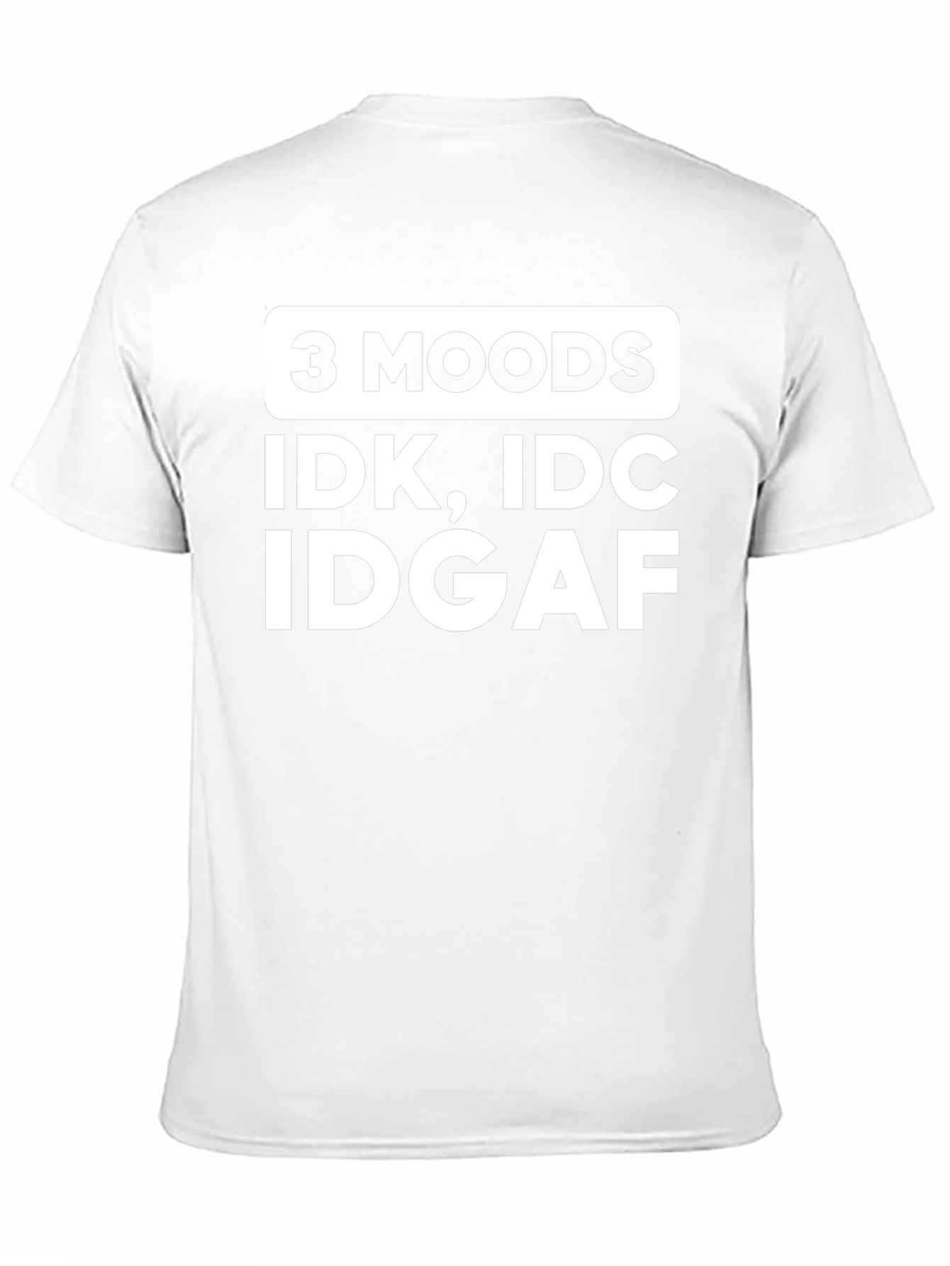 Funny 3 Moods Graphic T-Shirt
