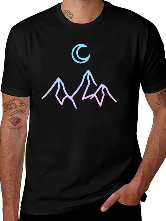 Moonlit Mountain T-Shirt - Graphic Tee