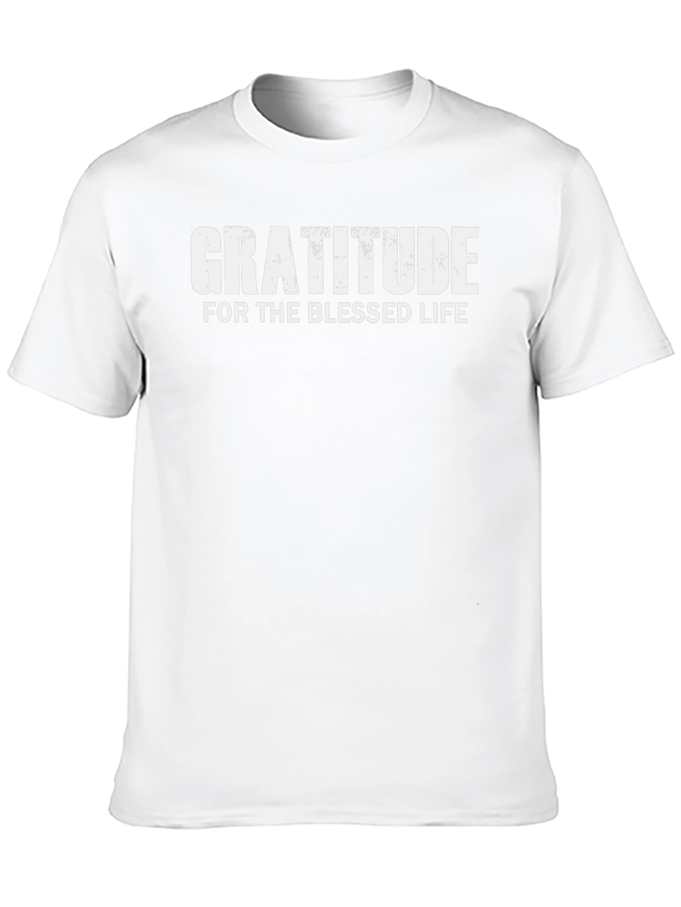 Gratitude Blessed Life Graphic T-Shirt