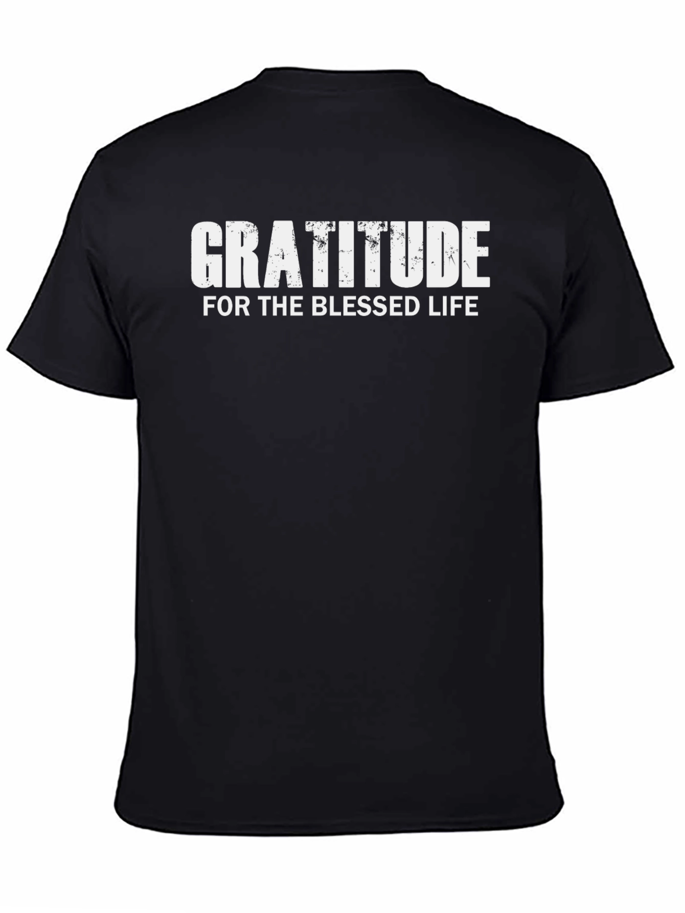 Gratitude Blessed Life Graphic T-Shirt