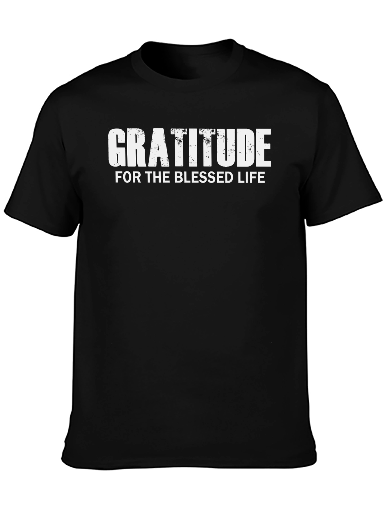 Gratitude Blessed Life Graphic T-Shirt
