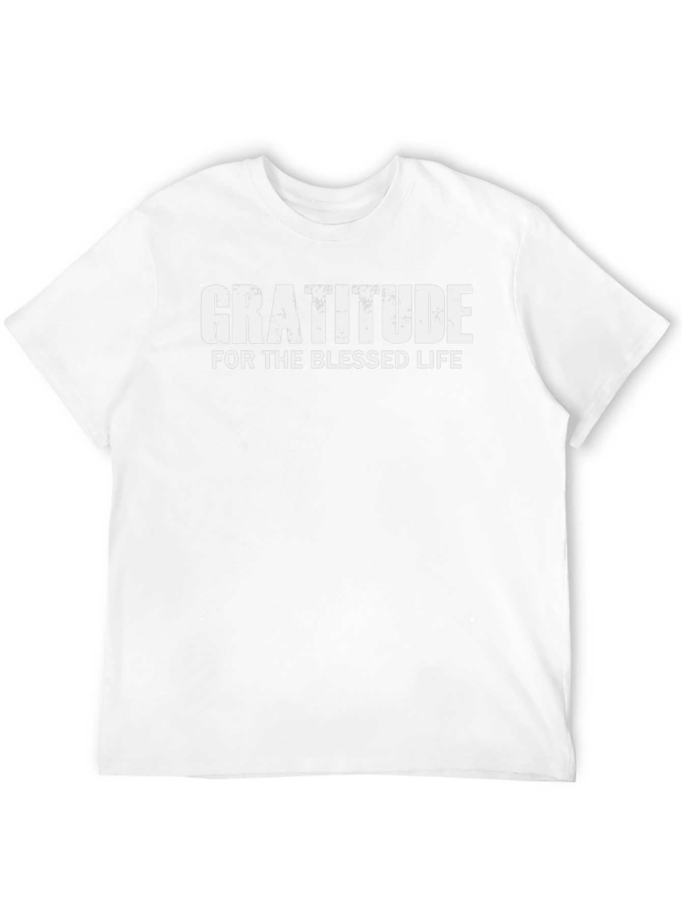 Gratitude Blessed Life Graphic T-Shirt