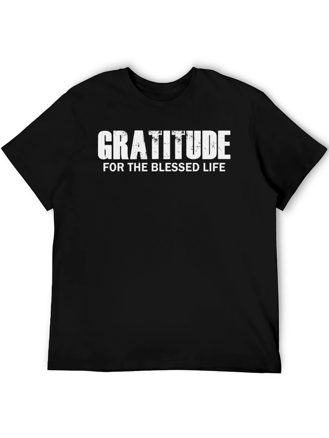 Gratitude Blessed Life Graphic T-Shirt