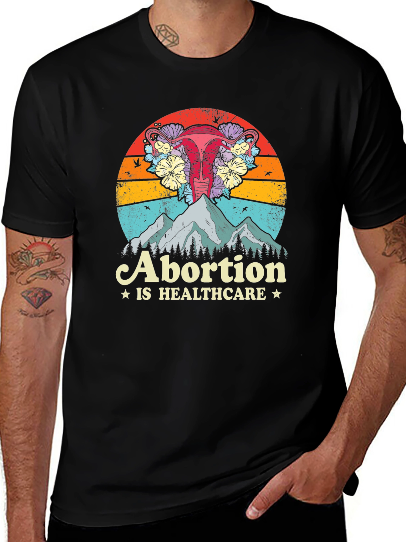 Abortion is Healthcare Graphic Tee