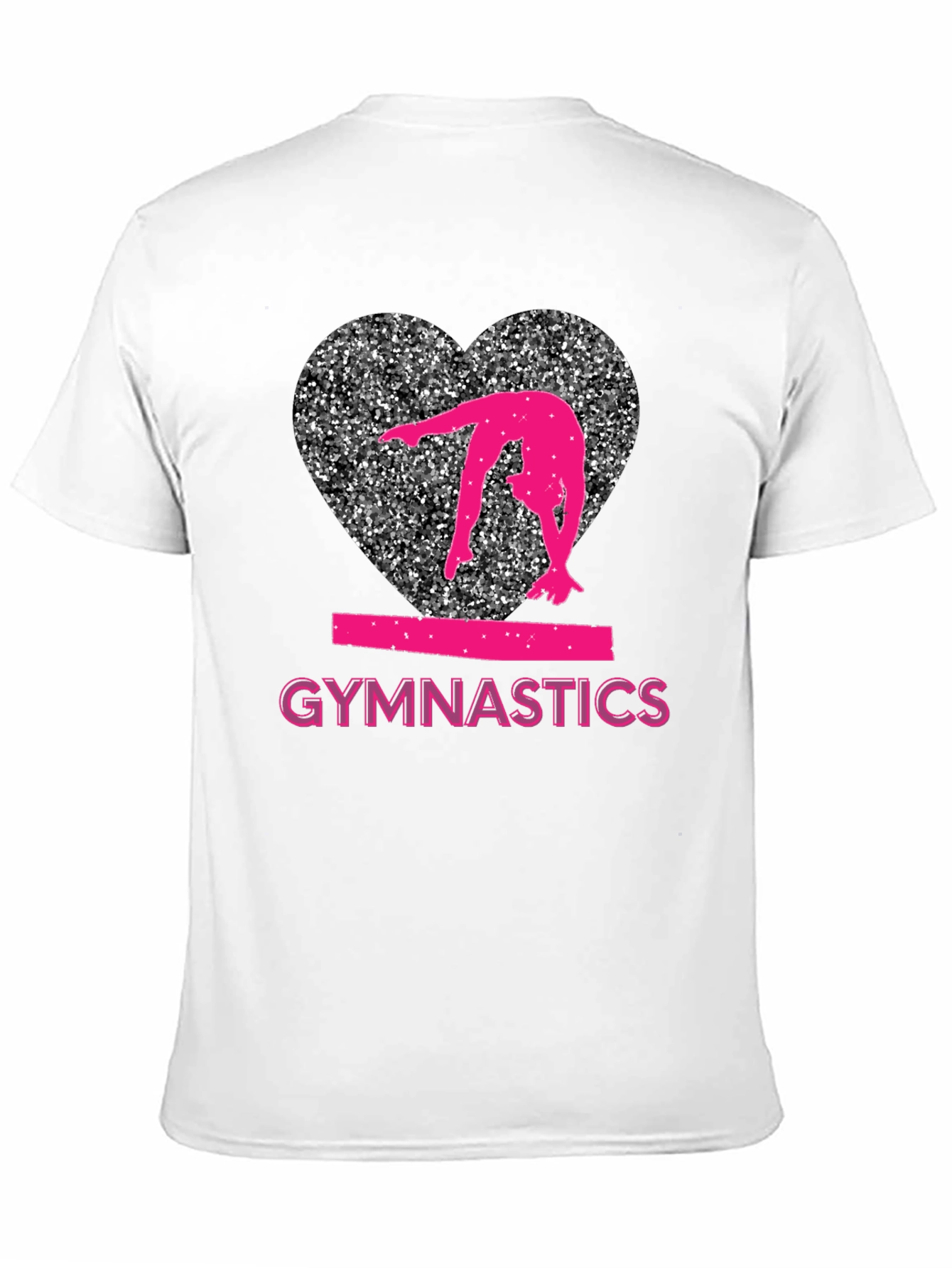 Gymnastics Heart Graphic T-Shirt