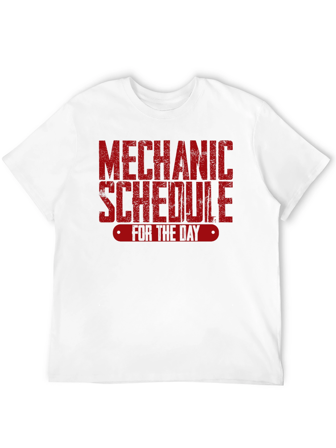 Mechanic Schedule Black T-Shirt