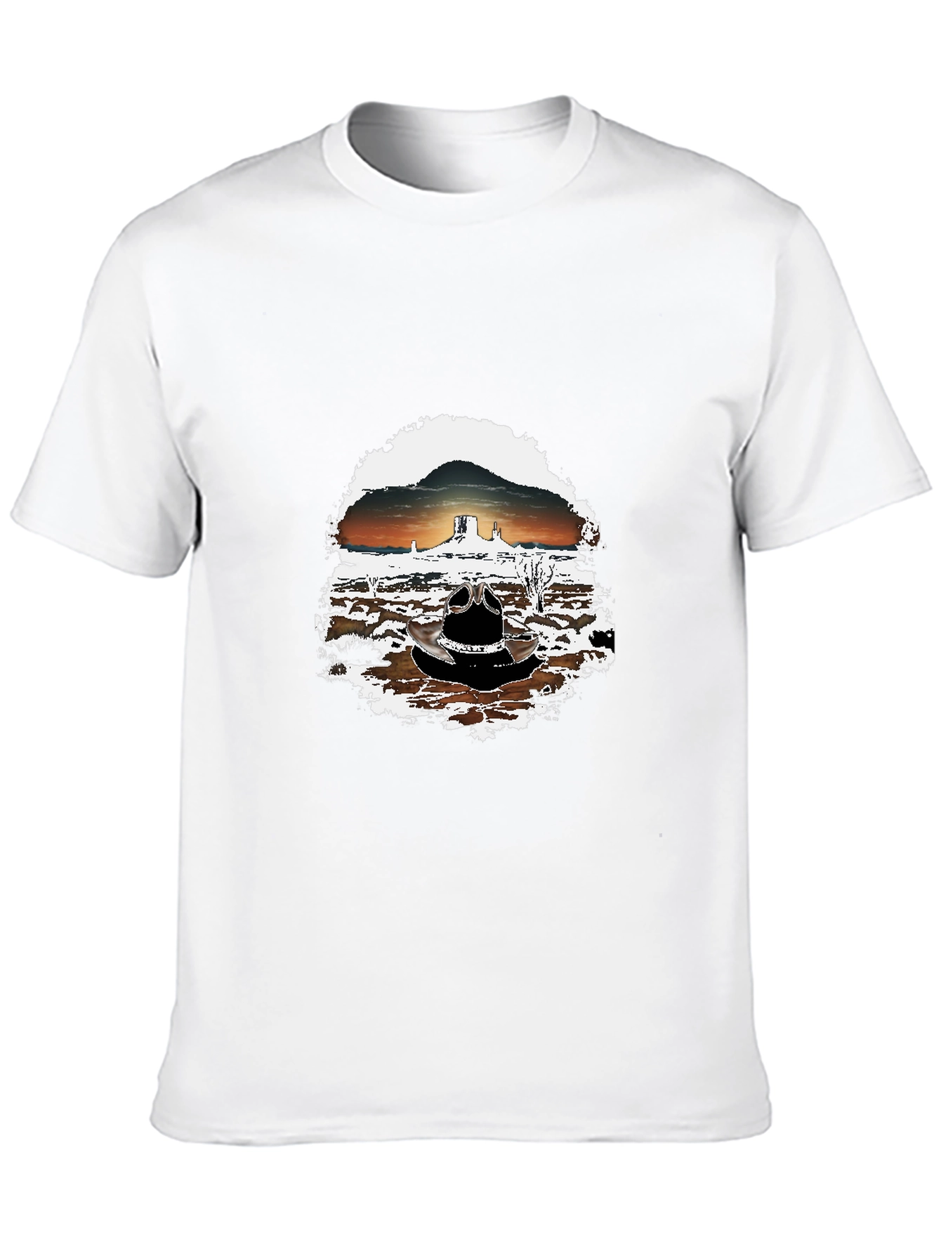 Sunset Desert Graphic T-Shirt
