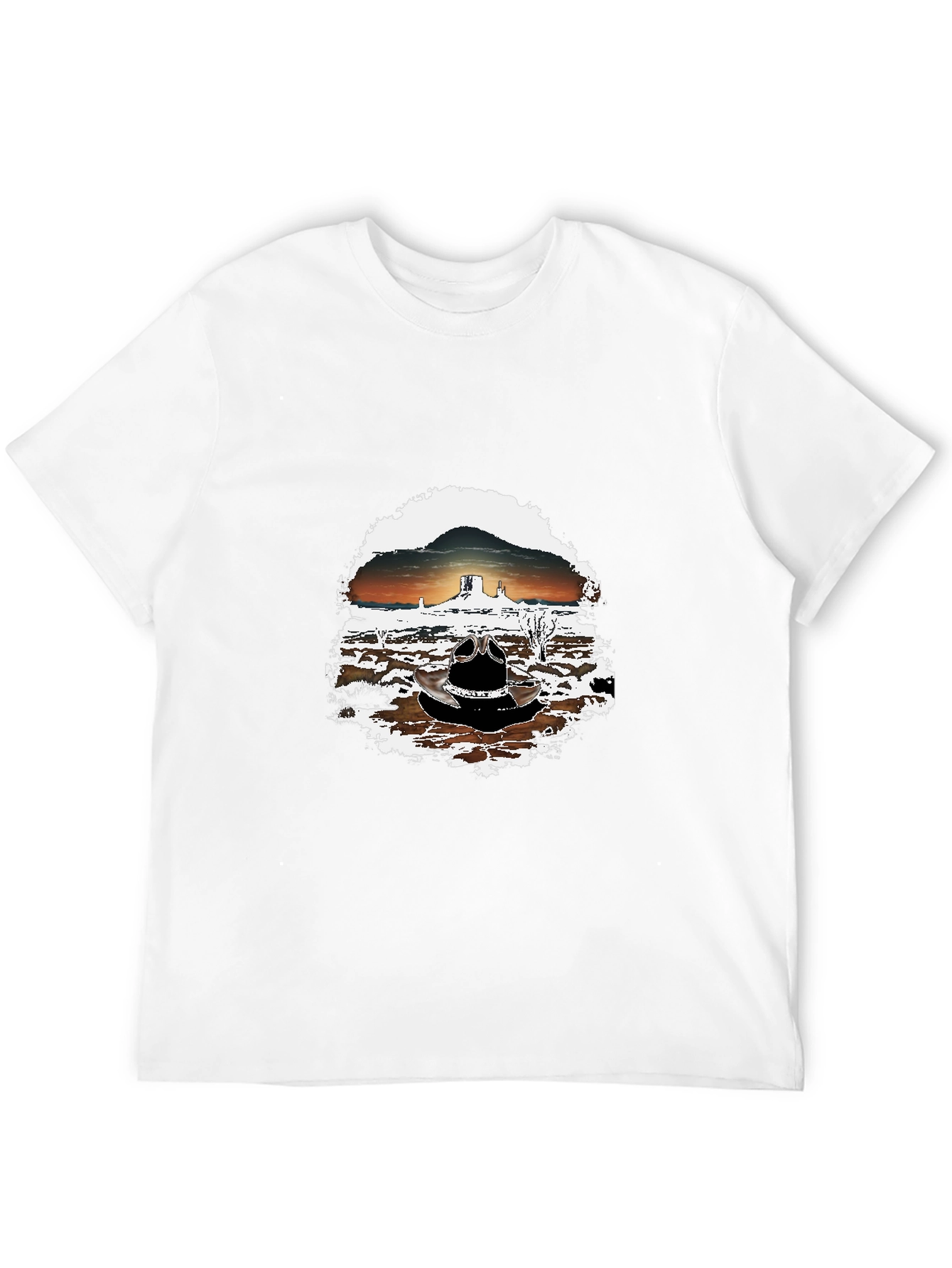 Sunset Desert Graphic T-Shirt
