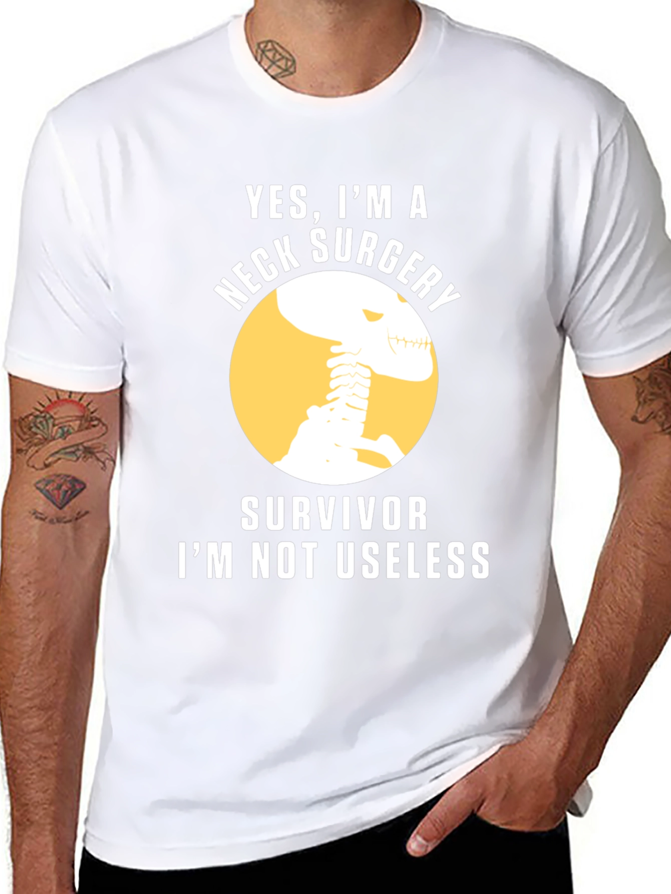 Neck Surgery Survivor Graphic Tee