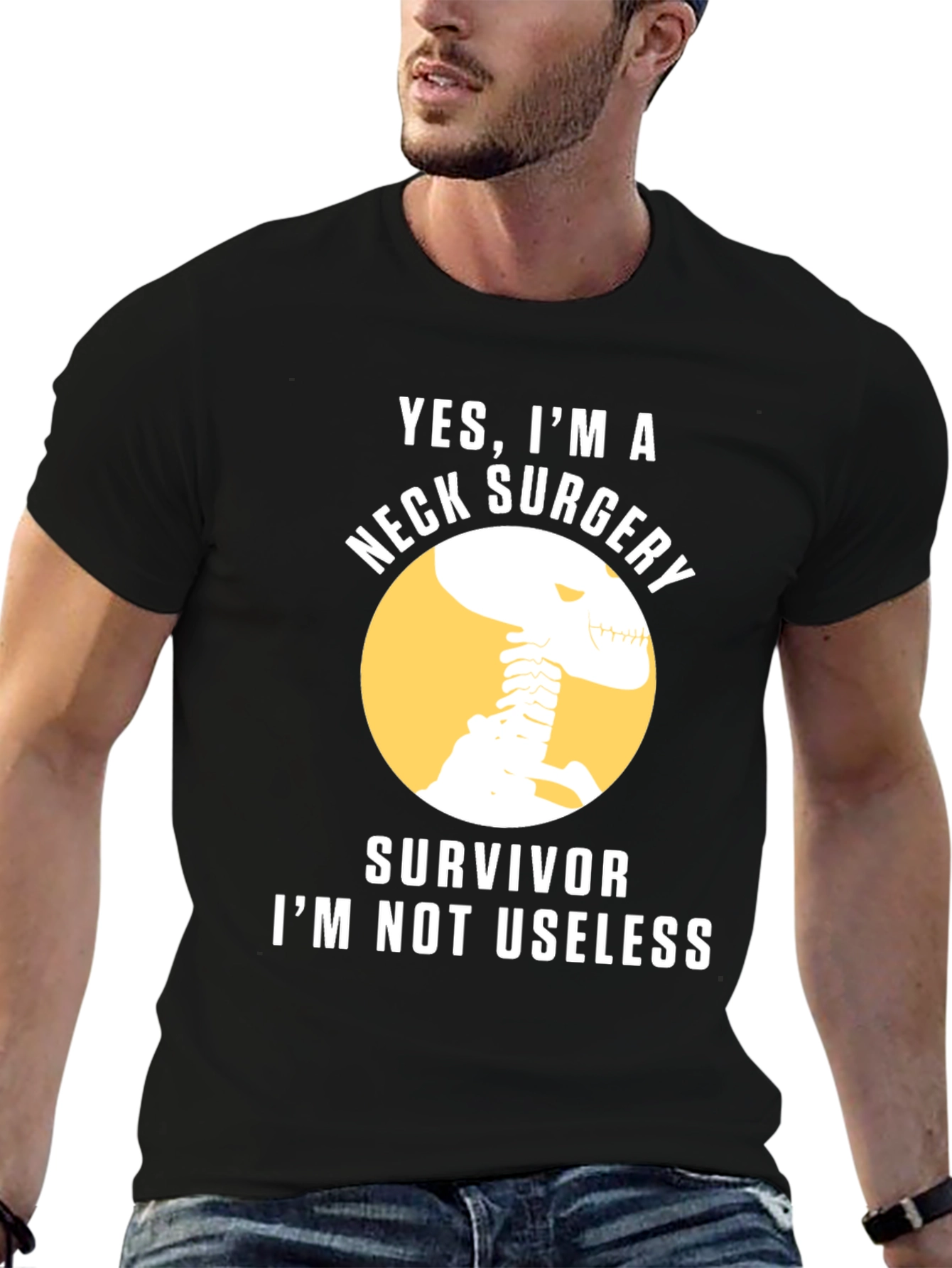 Neck Surgery Survivor Graphic Tee