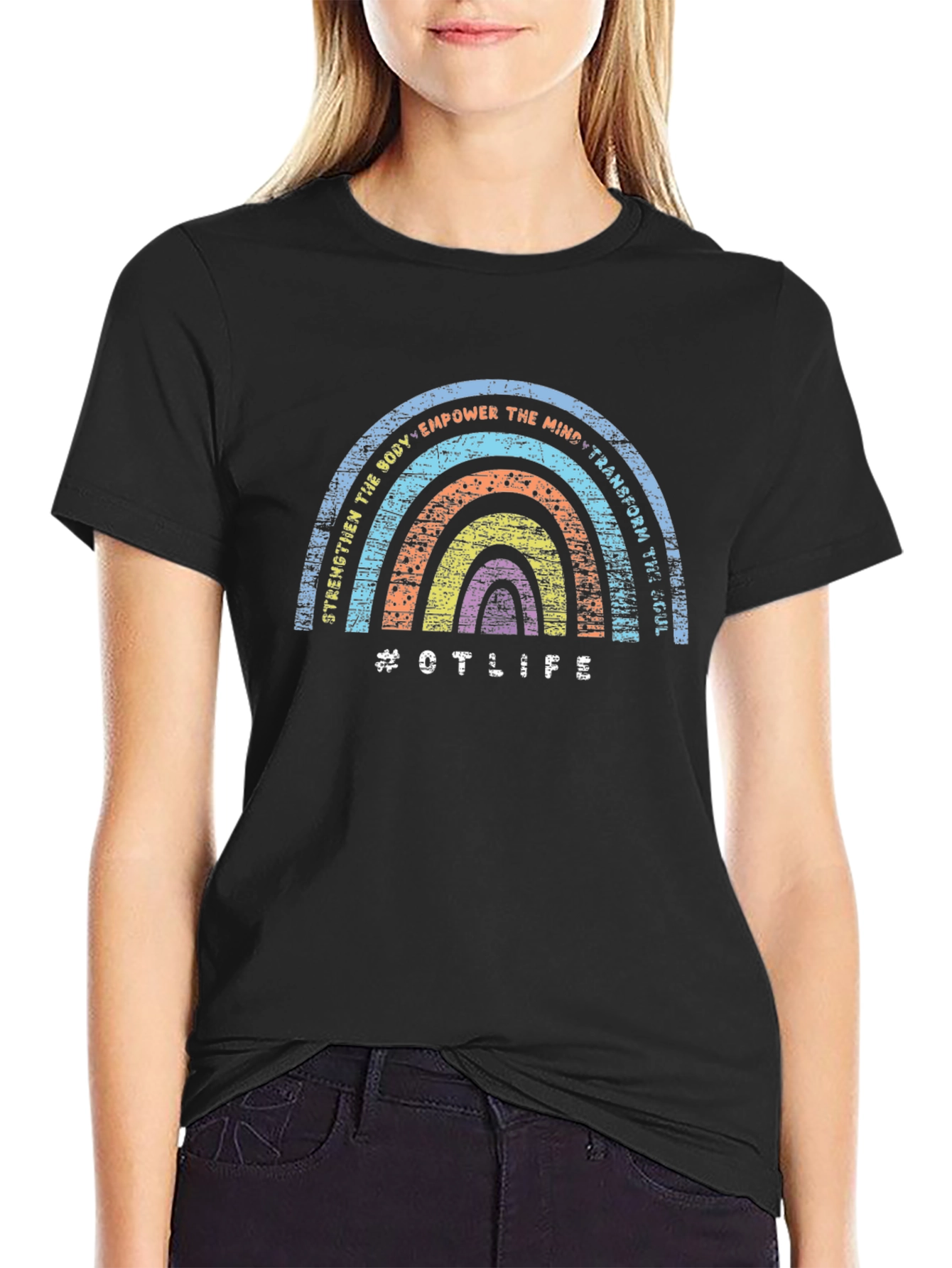 OT Life Rainbow T-Shirt - Occupational Therapy Tee