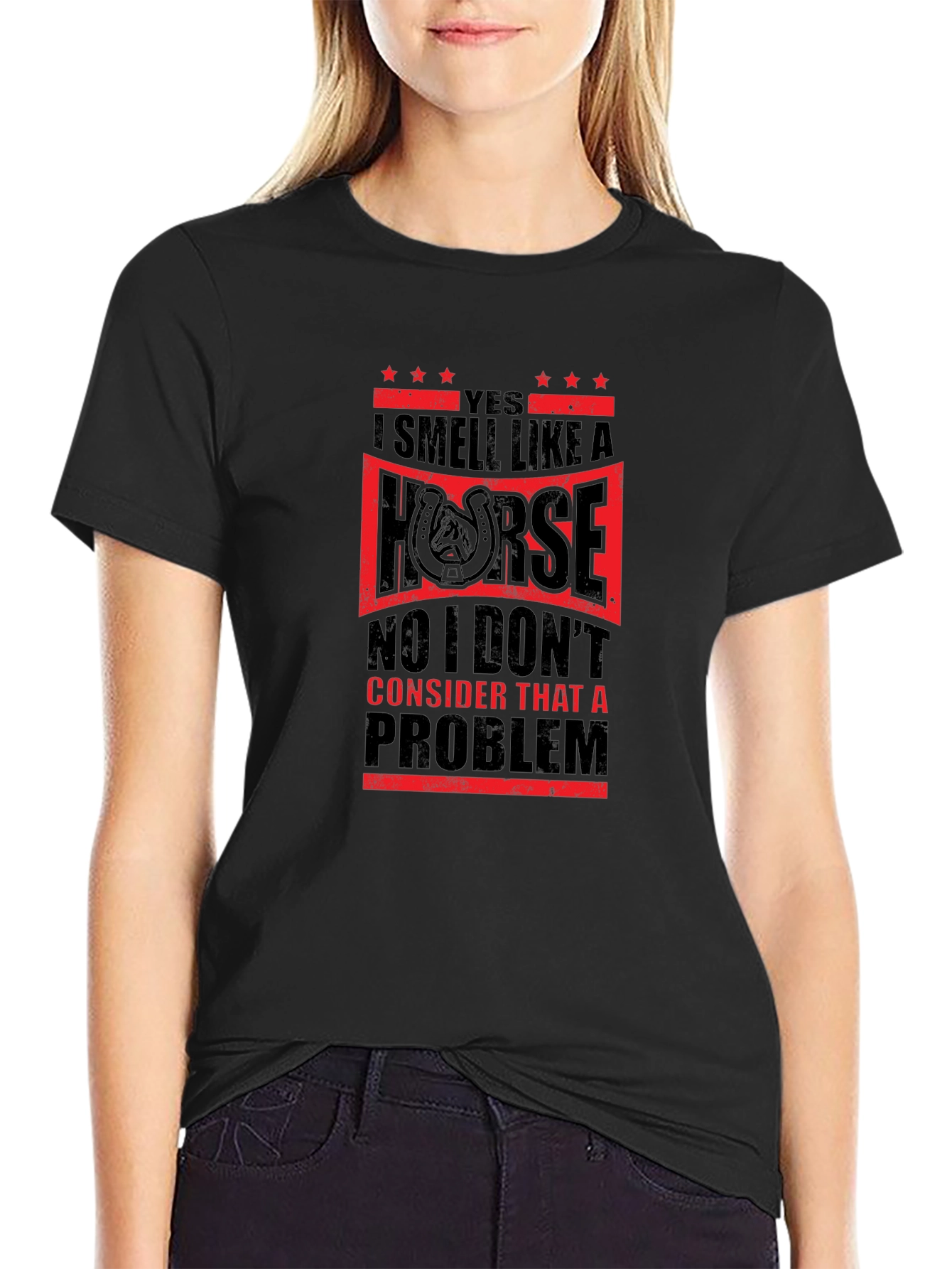 I Smell Like A Horse Mens T-Shirt