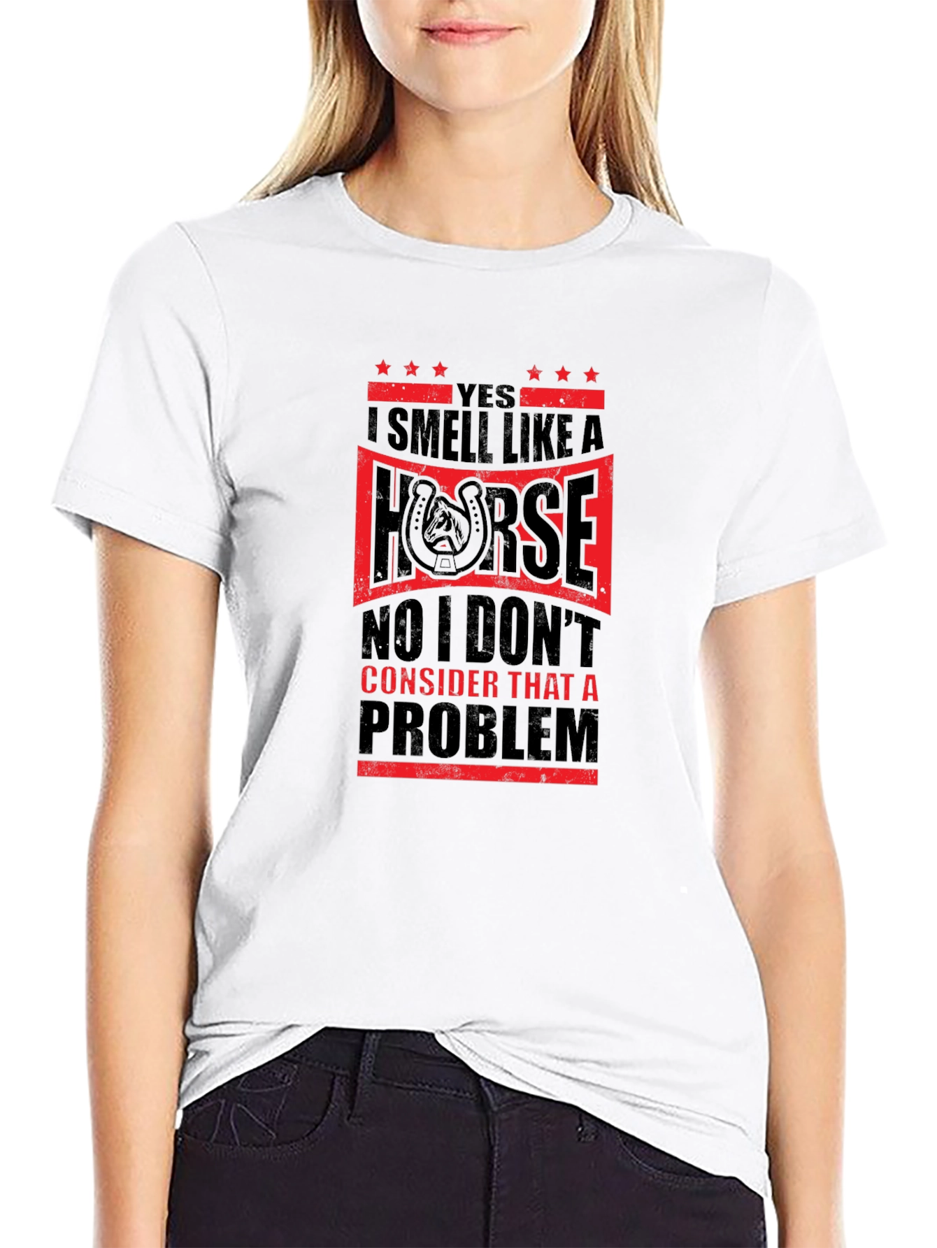 I Smell Like A Horse Mens T-Shirt