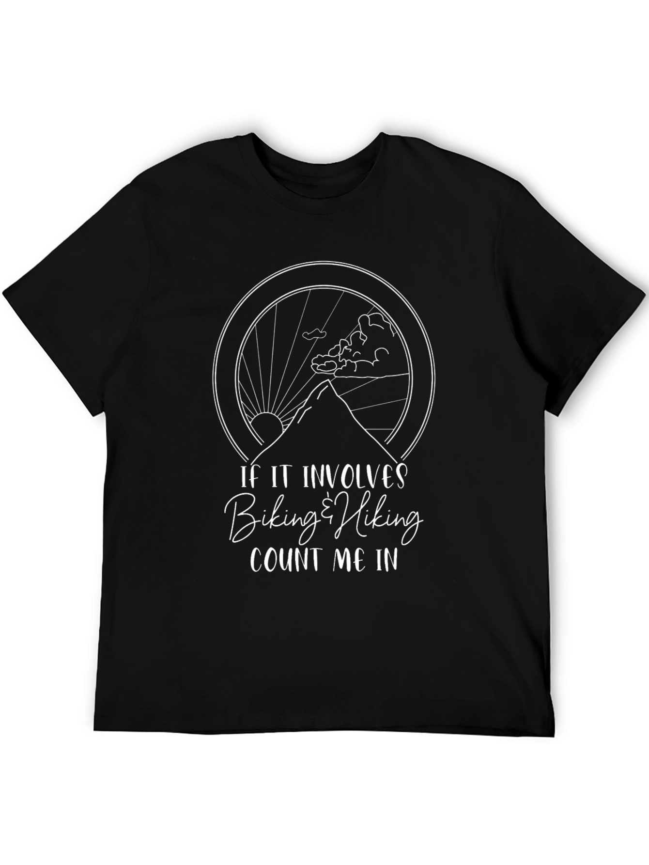 Biking & Hiking T-Shirt - Mountain Adventure