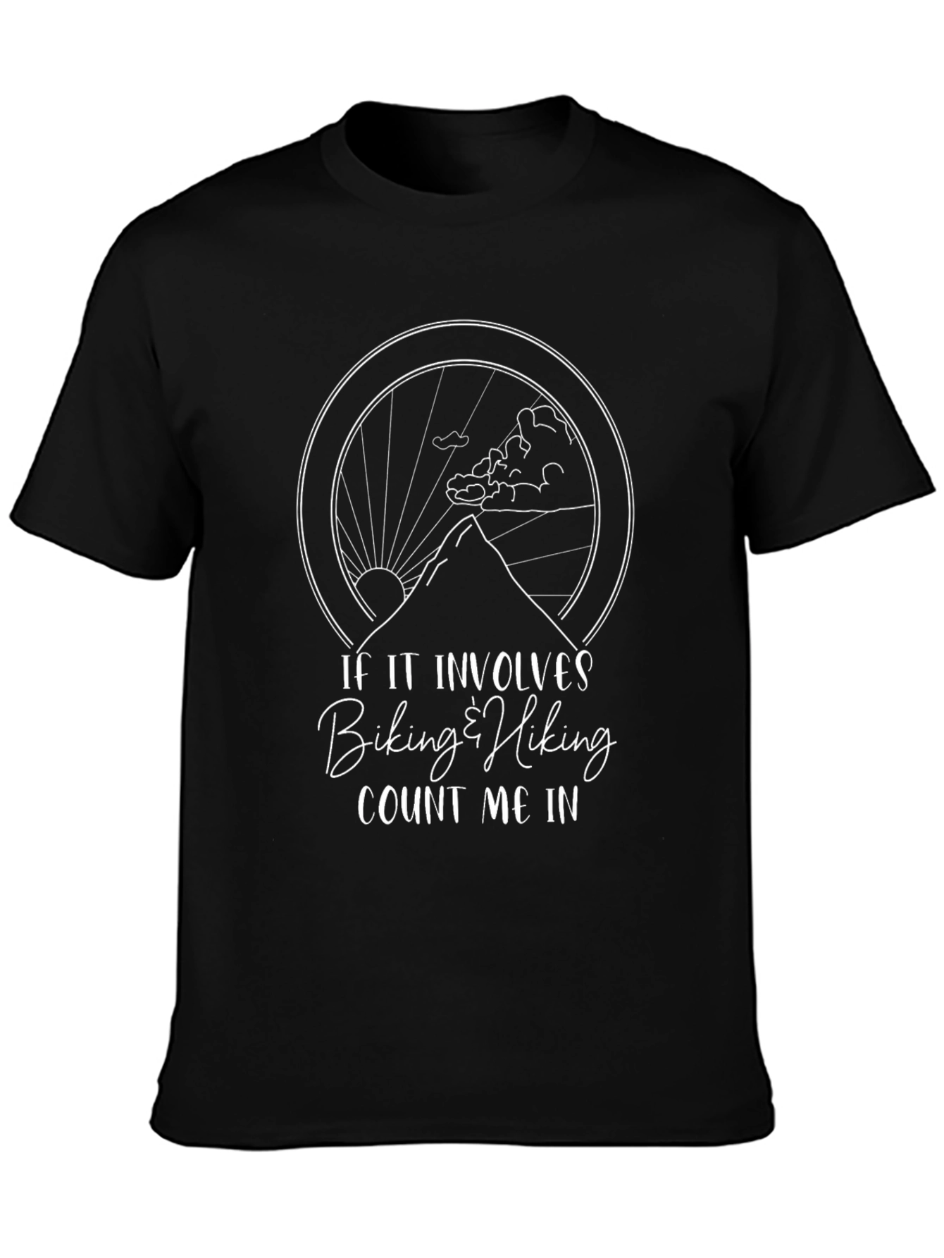 Biking & Hiking T-Shirt - Mountain Adventure