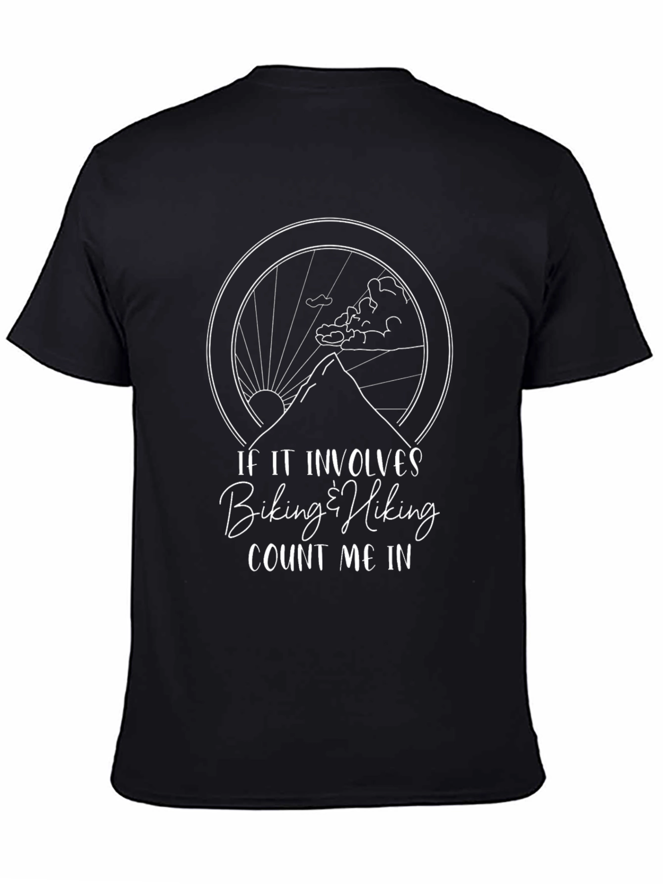 Biking & Hiking T-Shirt - Mountain Adventure
