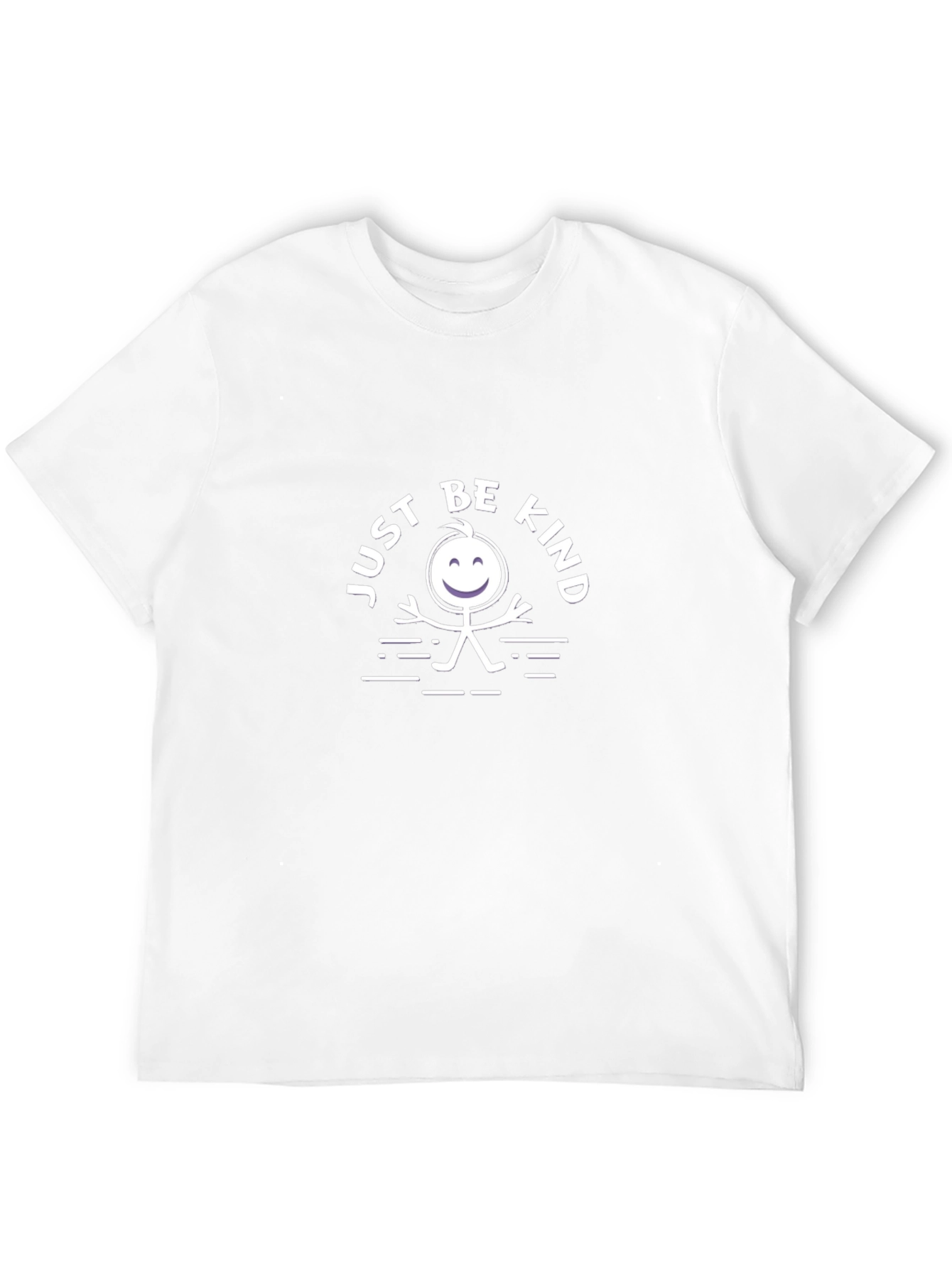 Just Be Kind Graphic Tee - Black Cotton T-Shirt