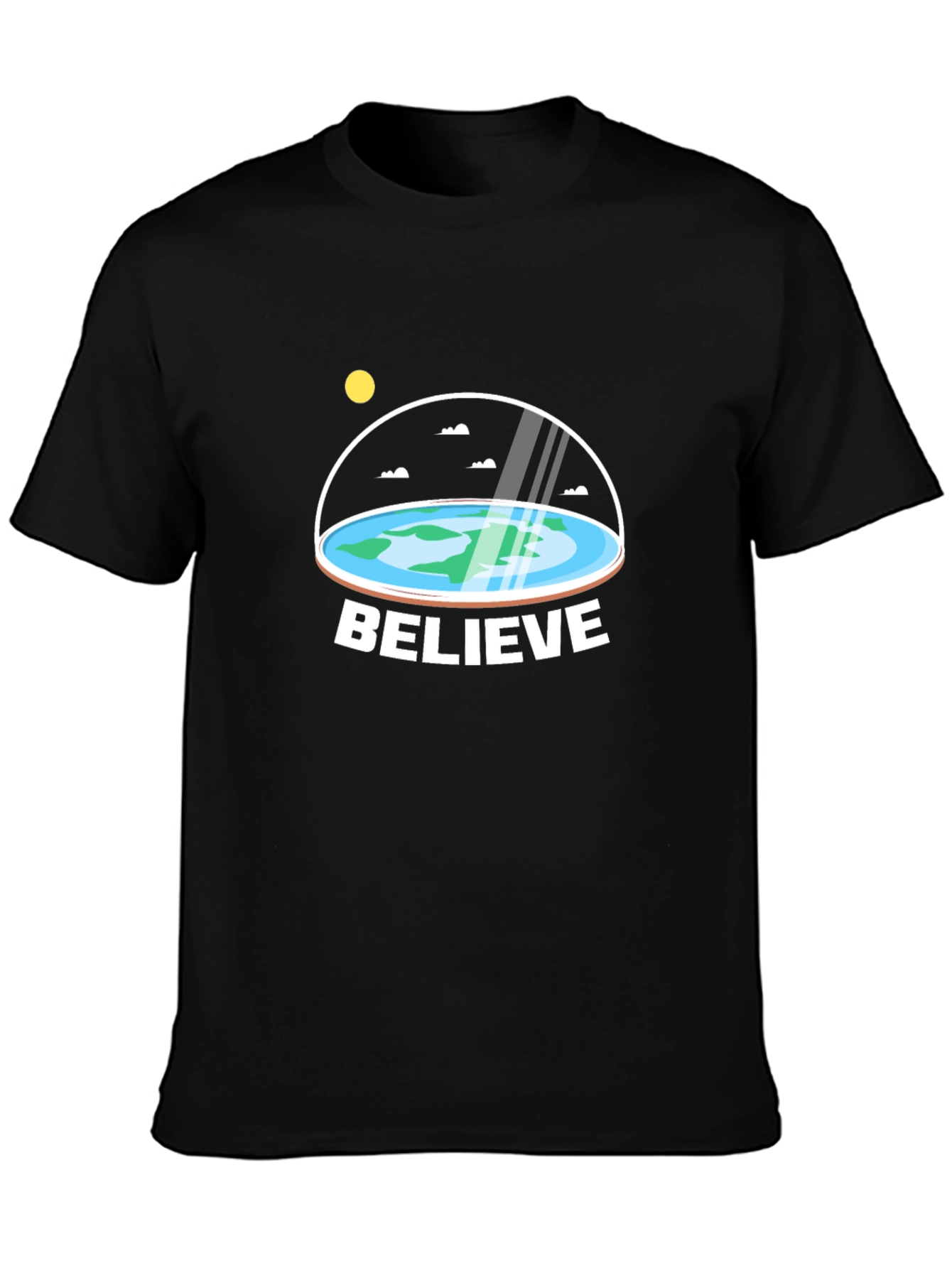 Flat Earth Believe T-Shirt