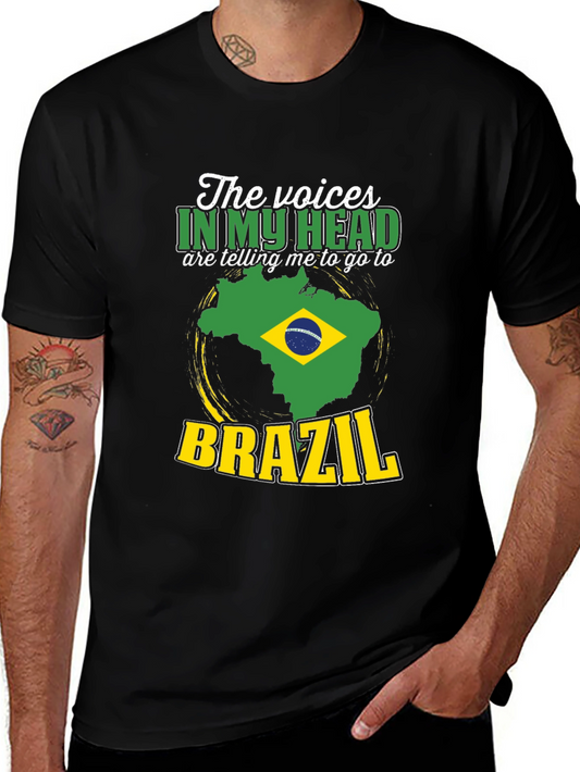 Brazil Calling Mens T-Shirt