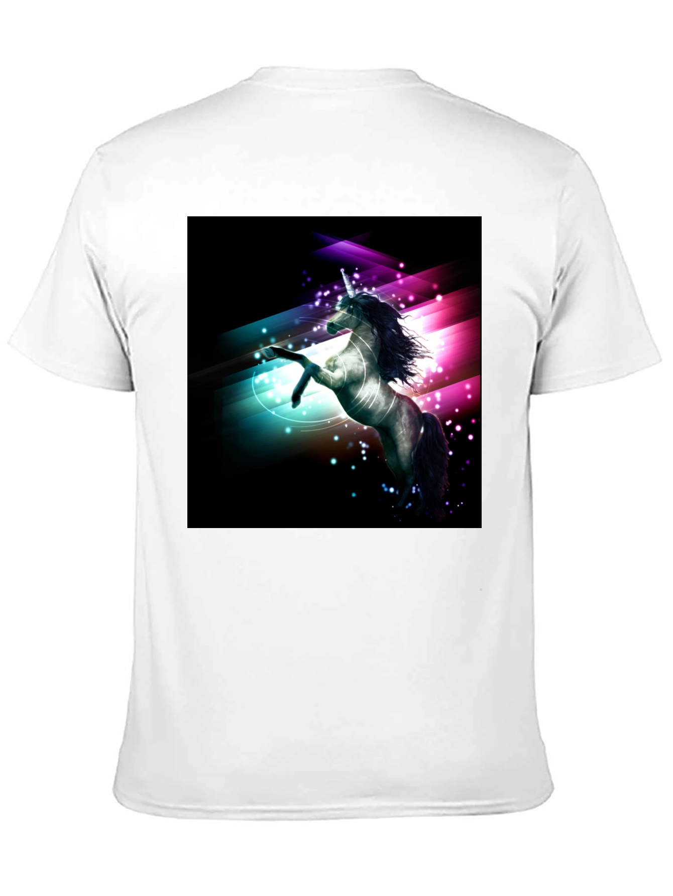Unicorn Graphic Black T-Shirt