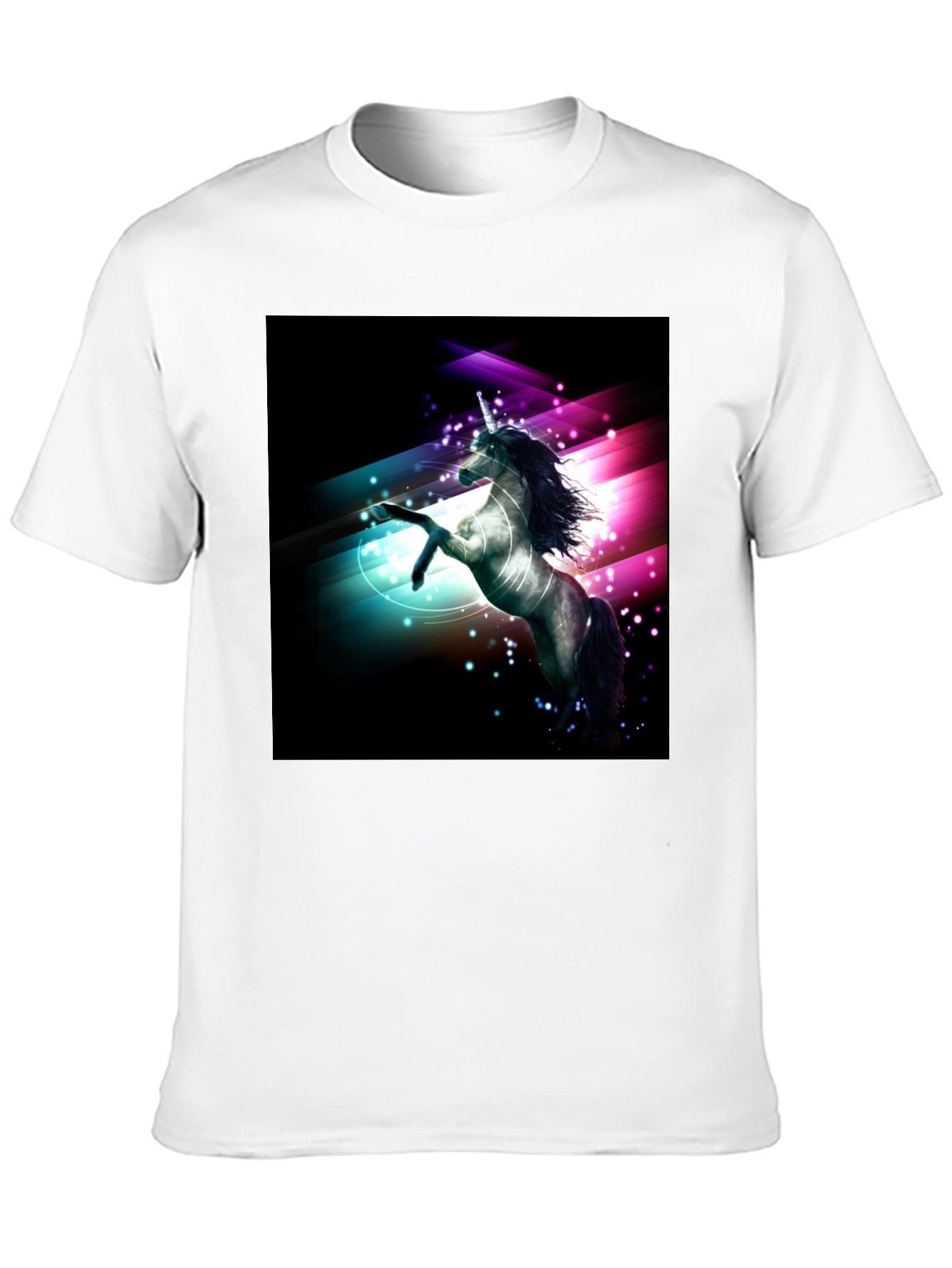 Unicorn Graphic Black T-Shirt